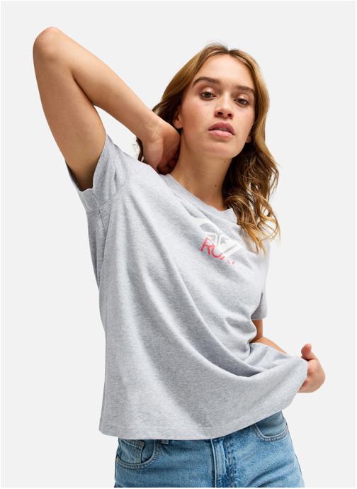 Roxy Tee-shirts Ocean Road Art femme gris