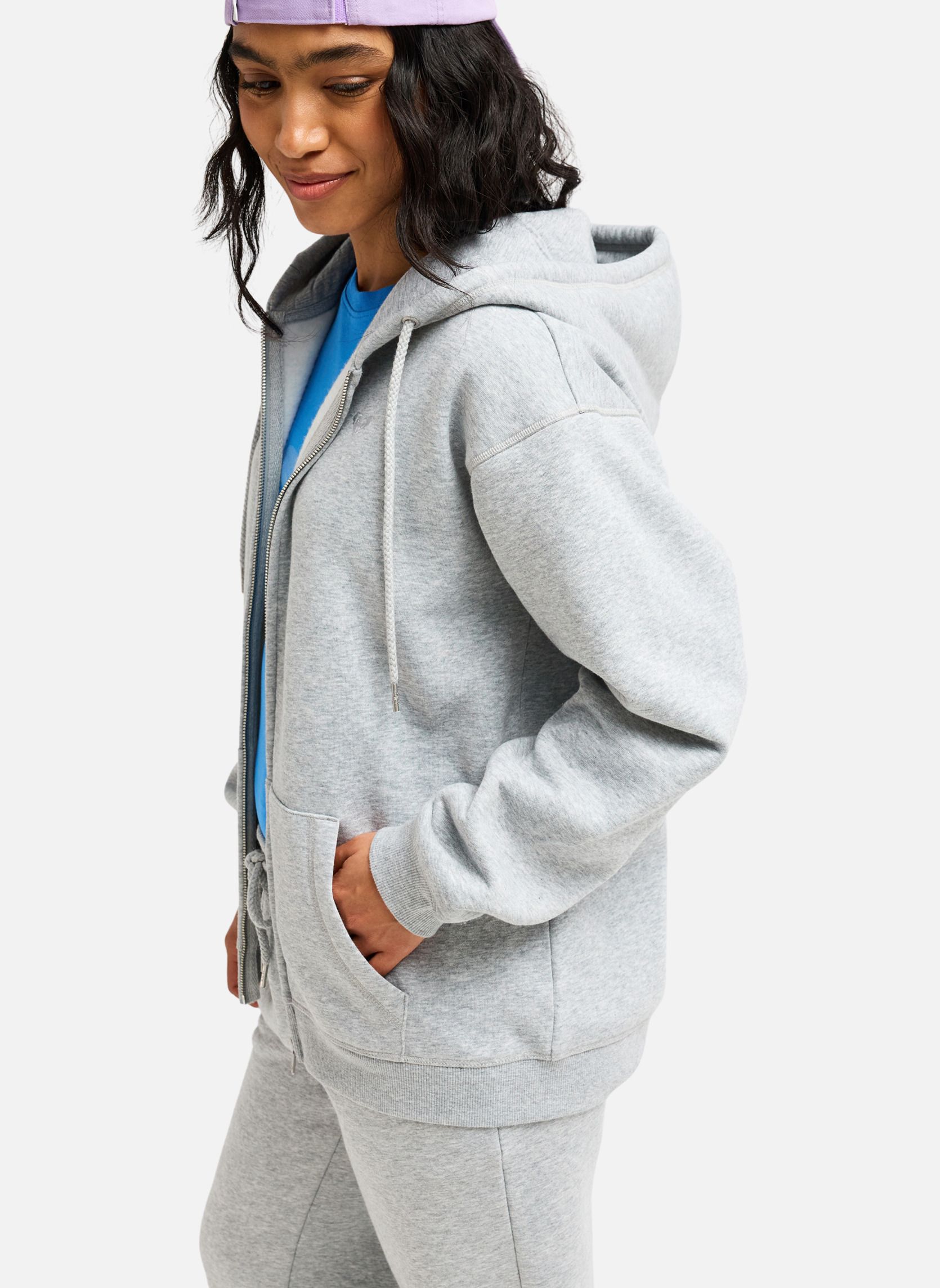 Vestes polaires Surf Stoked Zipped Brushed femme gris Roxy Vestes polaires Surf Stoked Zipped Brushed femme gris Gris
