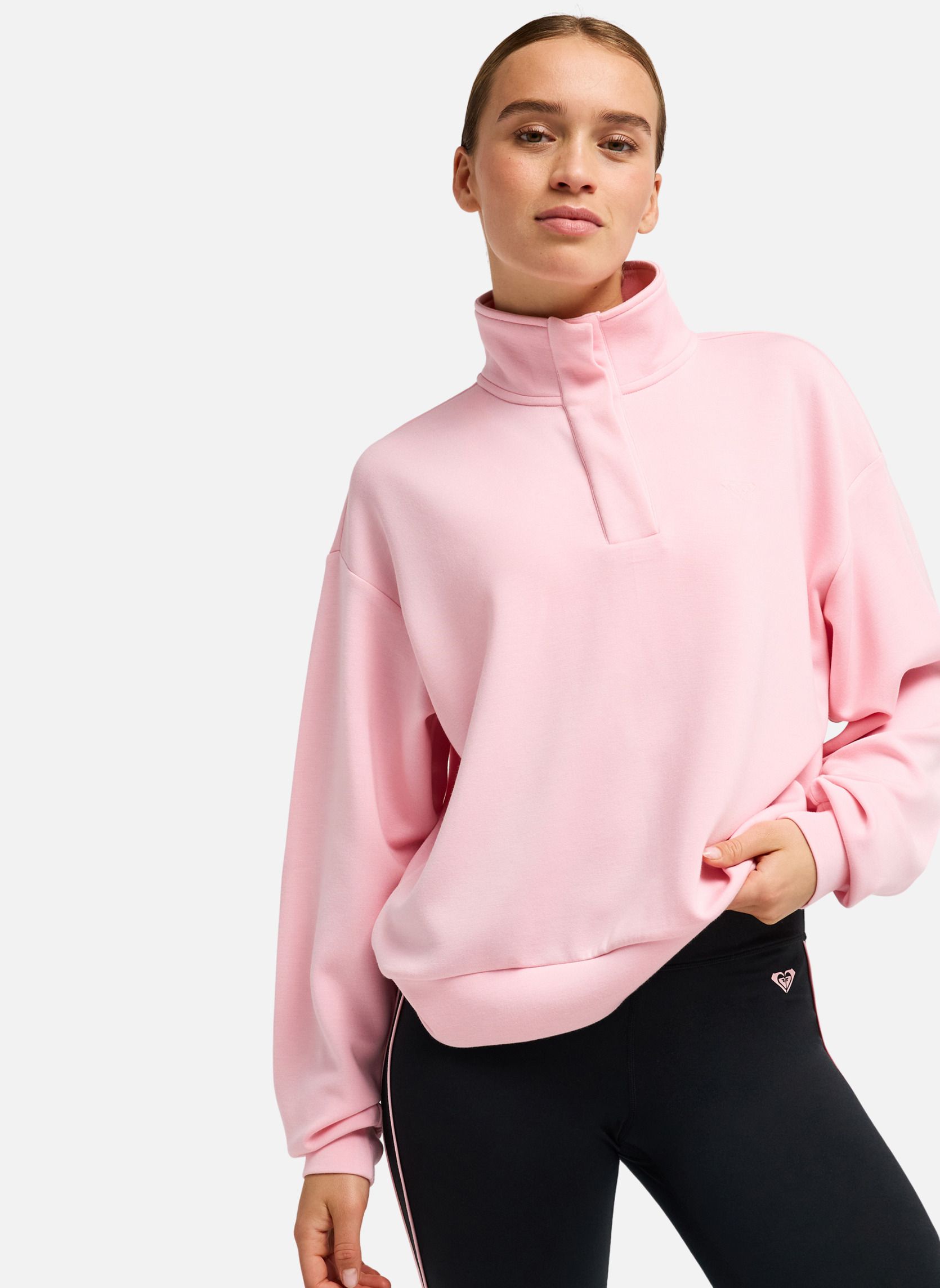 Vestes polaires Rise & Vibe Sweet femme rose Roxy Vestes polaires Rise & Vibe Sweet femme rose Rose