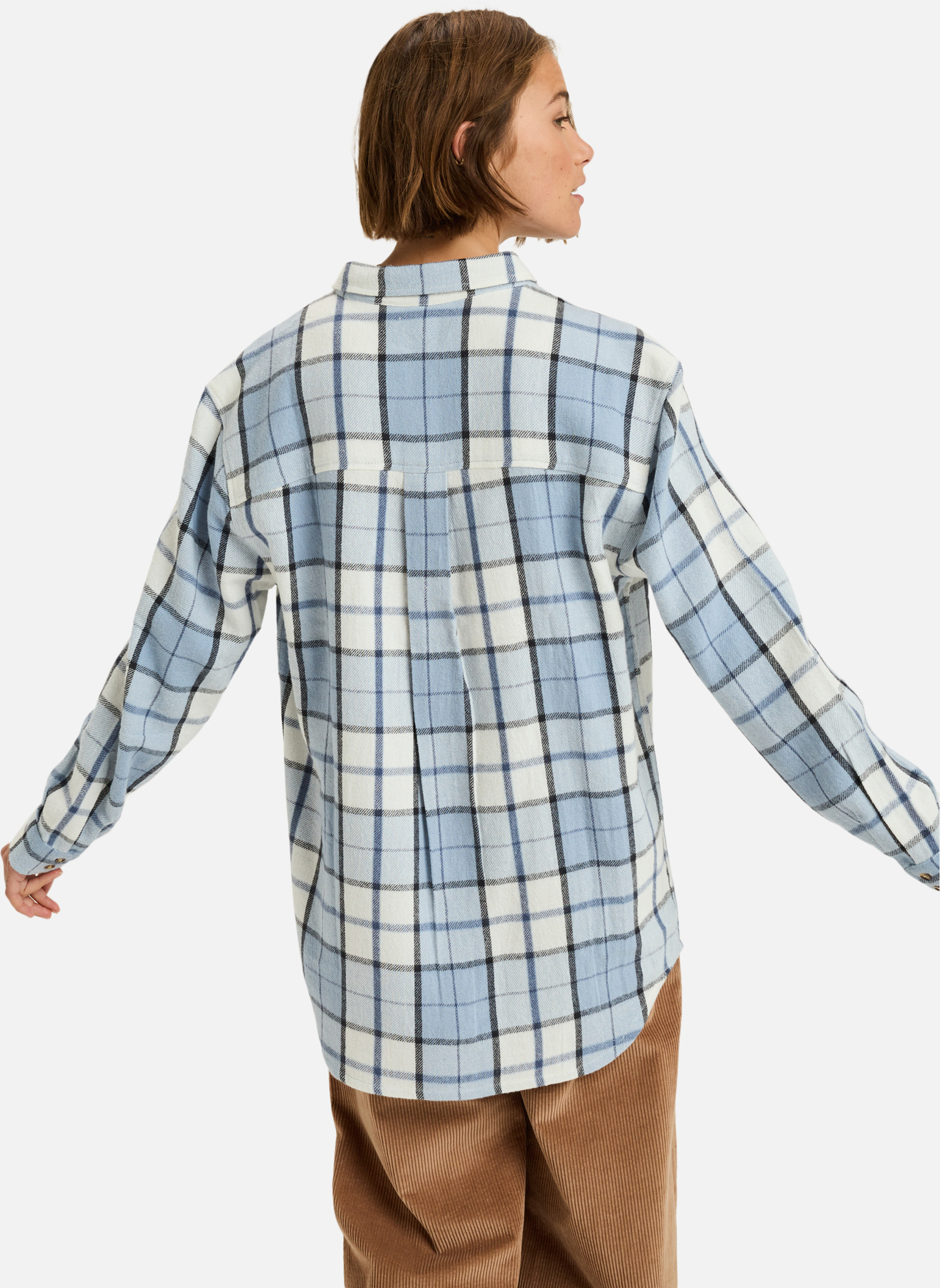 Chemises Let It Go Flannel femme bleu Roxy Chemises Let It Go Flannel femme bleu Bleu