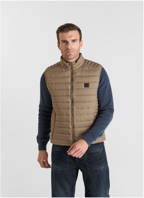 Le temps des cerises Doudounes Doudoune sans manches OCROZ Brown homme marron