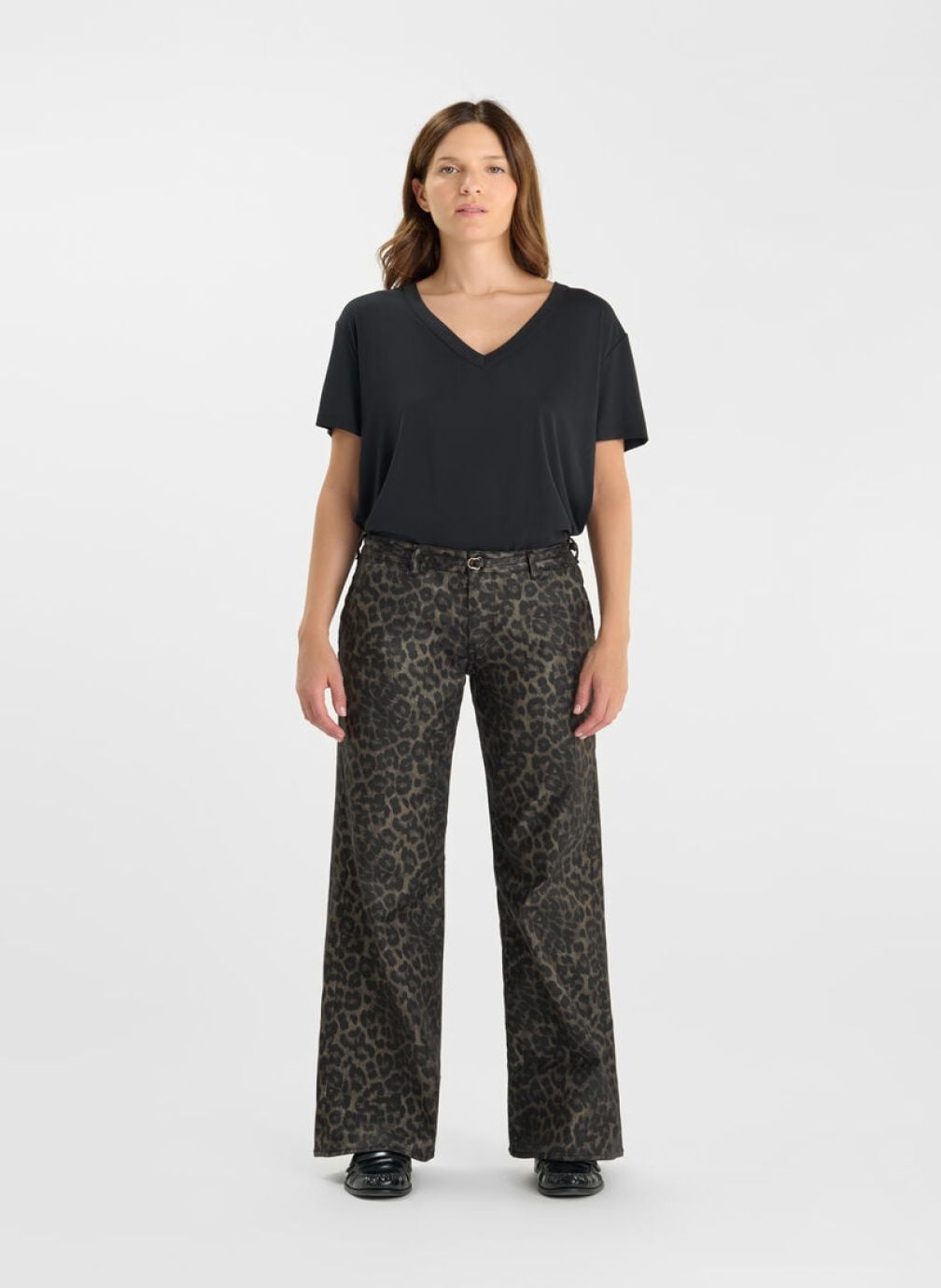 Pantalons droit Pantalon flare TAHIS Black femme noir Le temps des cerises Pantalons droit Pantalon flare TAHIS Black femme noir Noir