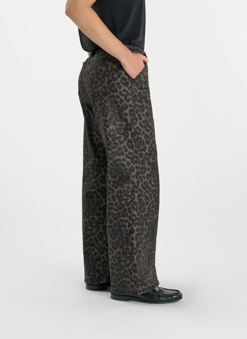 Pantalons droit Pantalon flare TAHIS Black femme noir Le temps des cerises Pantalons droit Pantalon flare TAHIS Black femme noir Noir