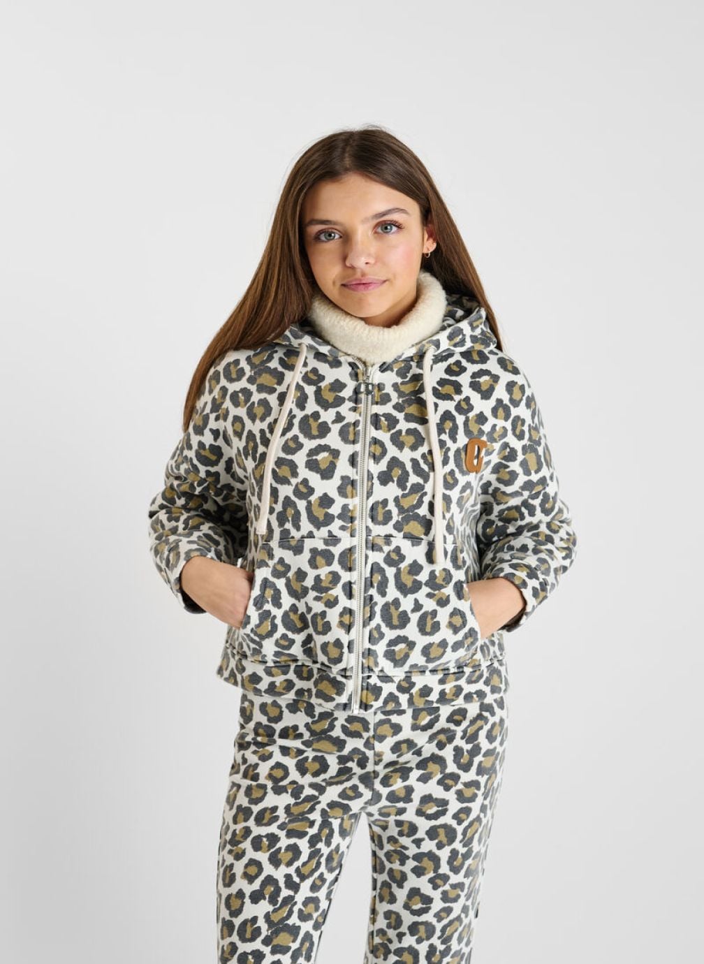 Sweats à capuche Sweat-Shirt capuche PAMELAGI Brown fille marron Le temps des cerises Sweats à capuche Sweat-Shirt capuche PAMELAGI Brown fille marron Marron
