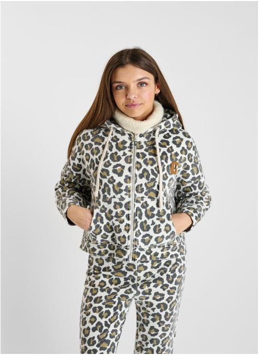 Le temps des cerises Sweats à capuche Sweat-Shirt capuche PAMELAGI Brown fille marron