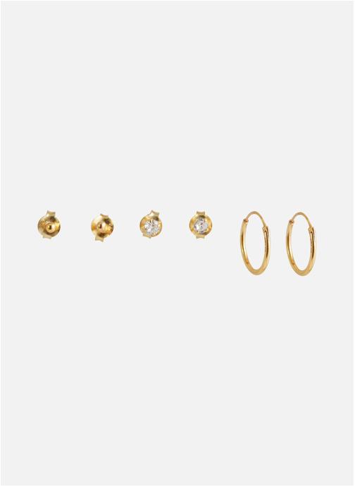 Balaboosté Boucles d'oreilles femme or et bronze