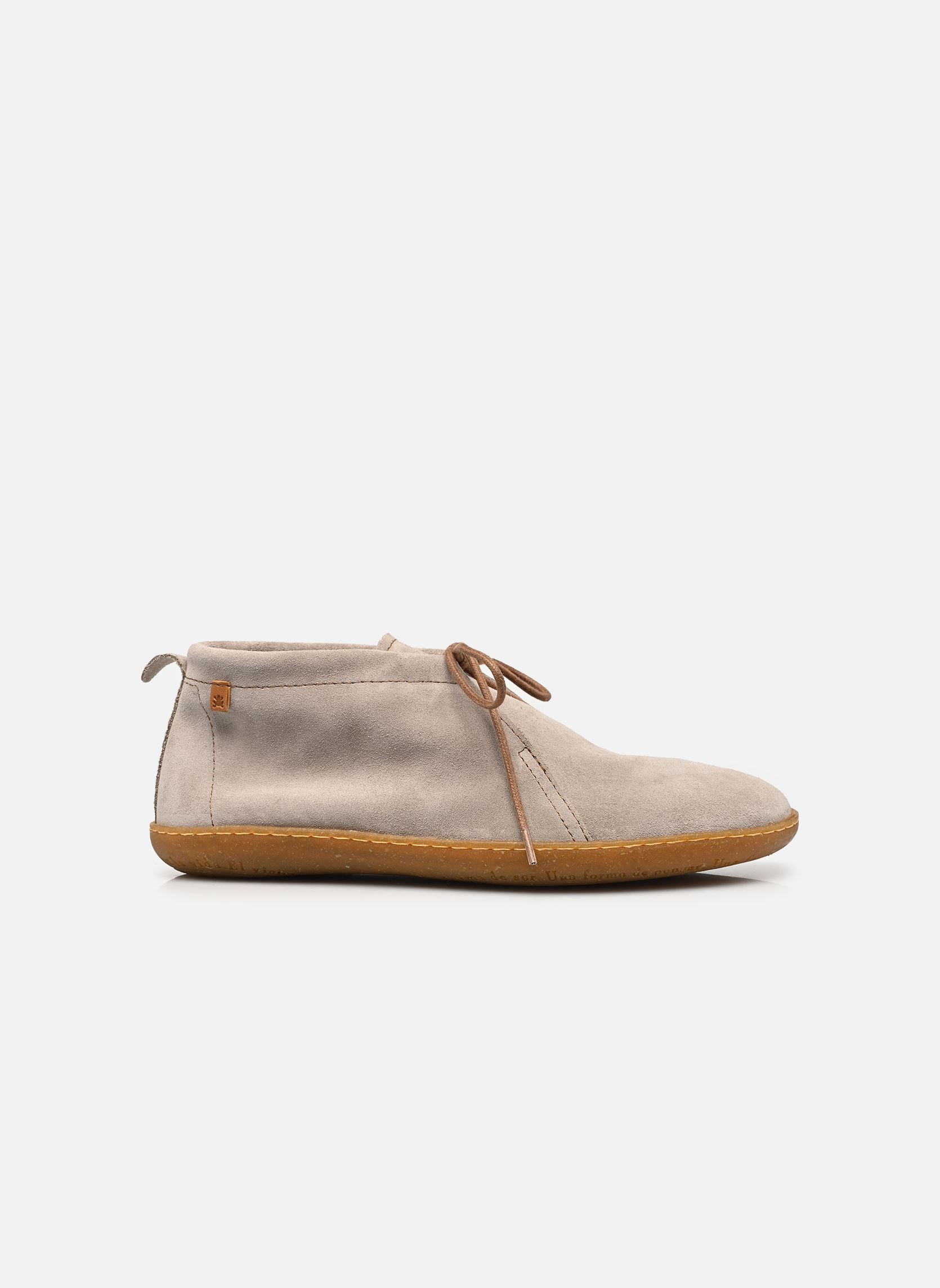 Geschnürte Stiefeletten EL VIAJERO N5290 damen grau El Naturalista Geschnürte Stiefeletten EL VIAJERO N5290 damen grau SILK SUEDE TAUPE