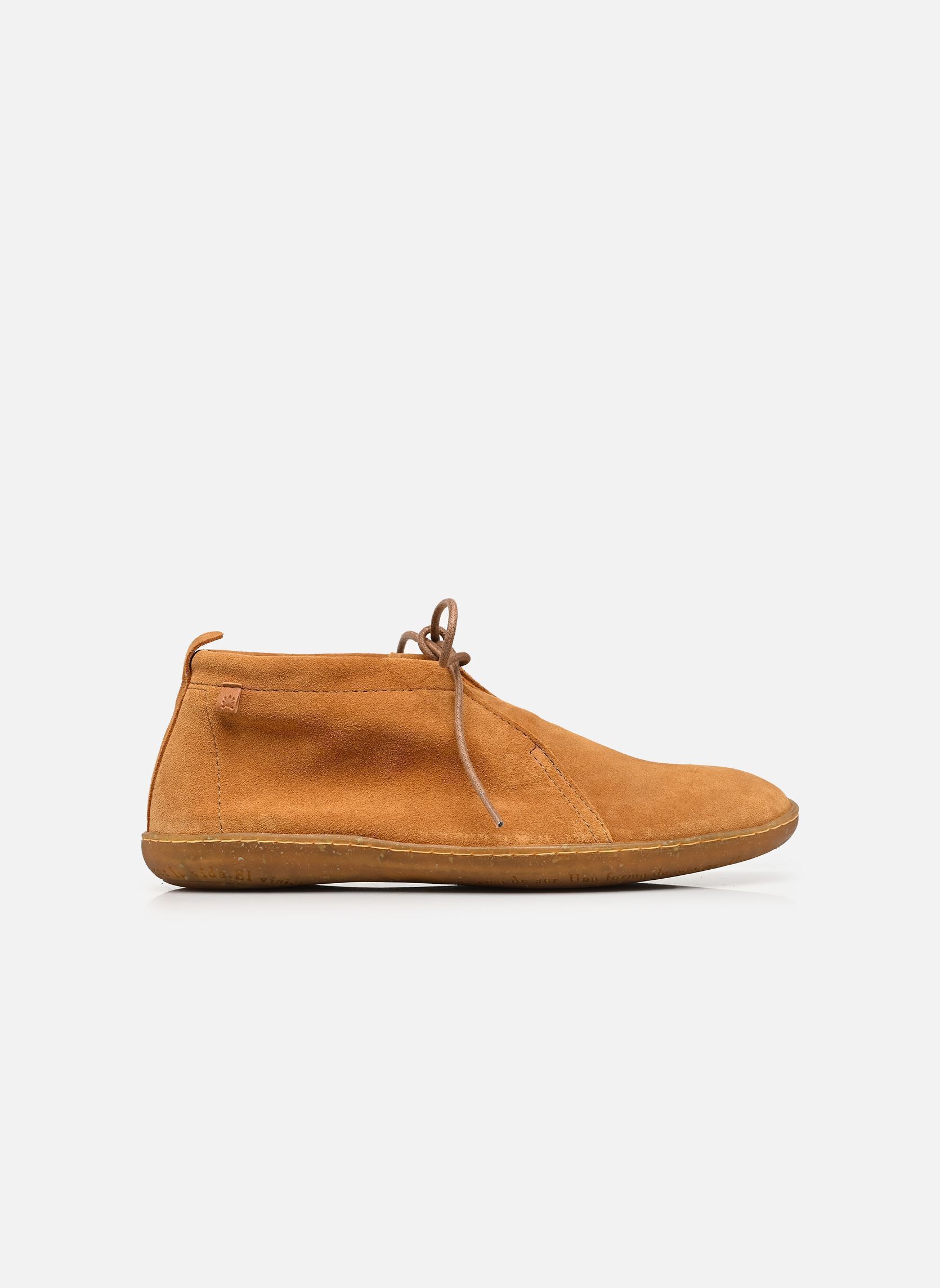 Geschnürte Stiefeletten EL VIAJERO N5290 damen braun El Naturalista Geschnürte Stiefeletten EL VIAJERO N5290 damen braun SILK SUEDE TOFFEE