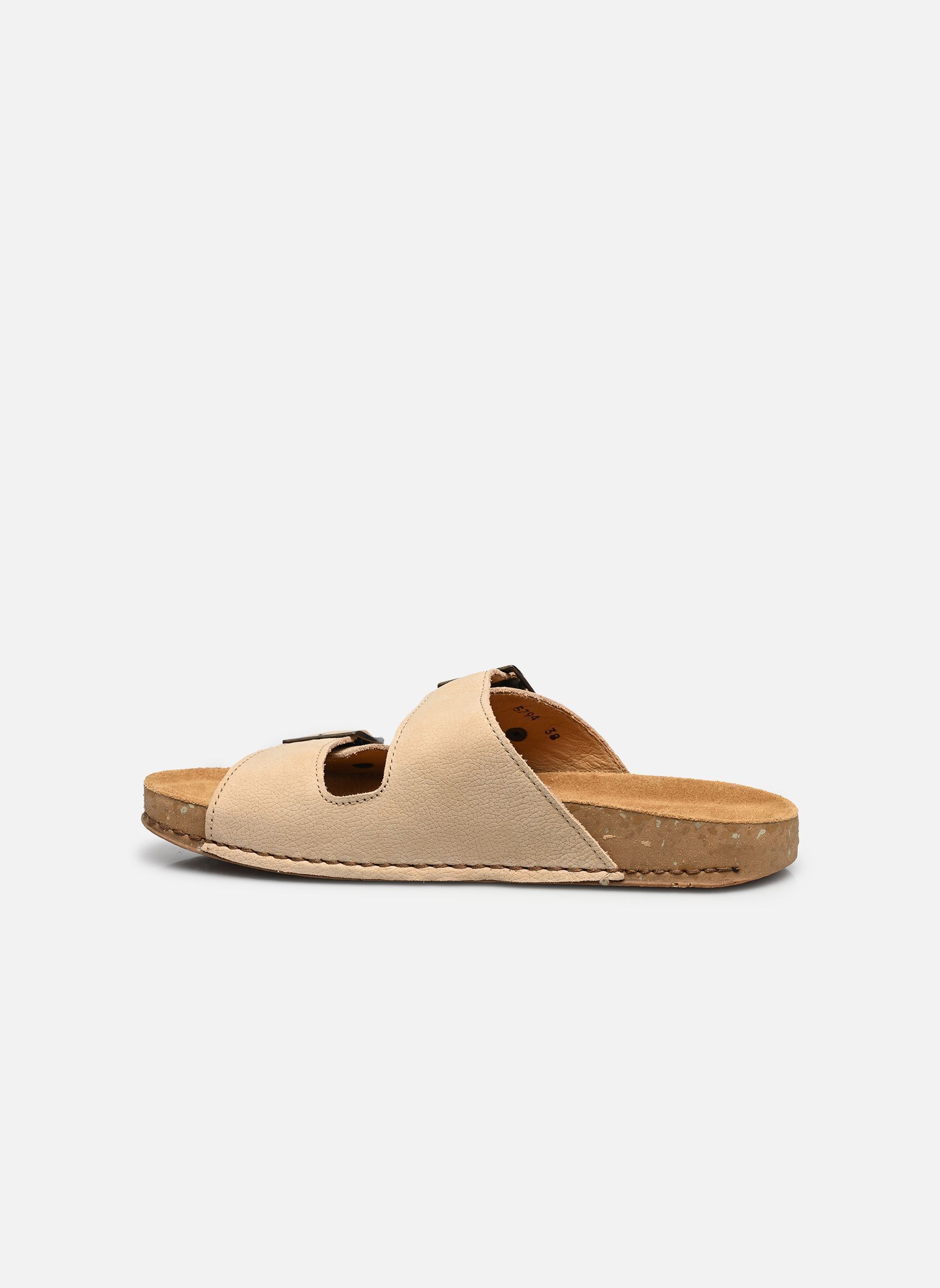 Mules et sabots BALANCE N5794 femme blanc El Naturalista Mules et sabots BALANCE N5794 femme blanc NOBUCK CREAM