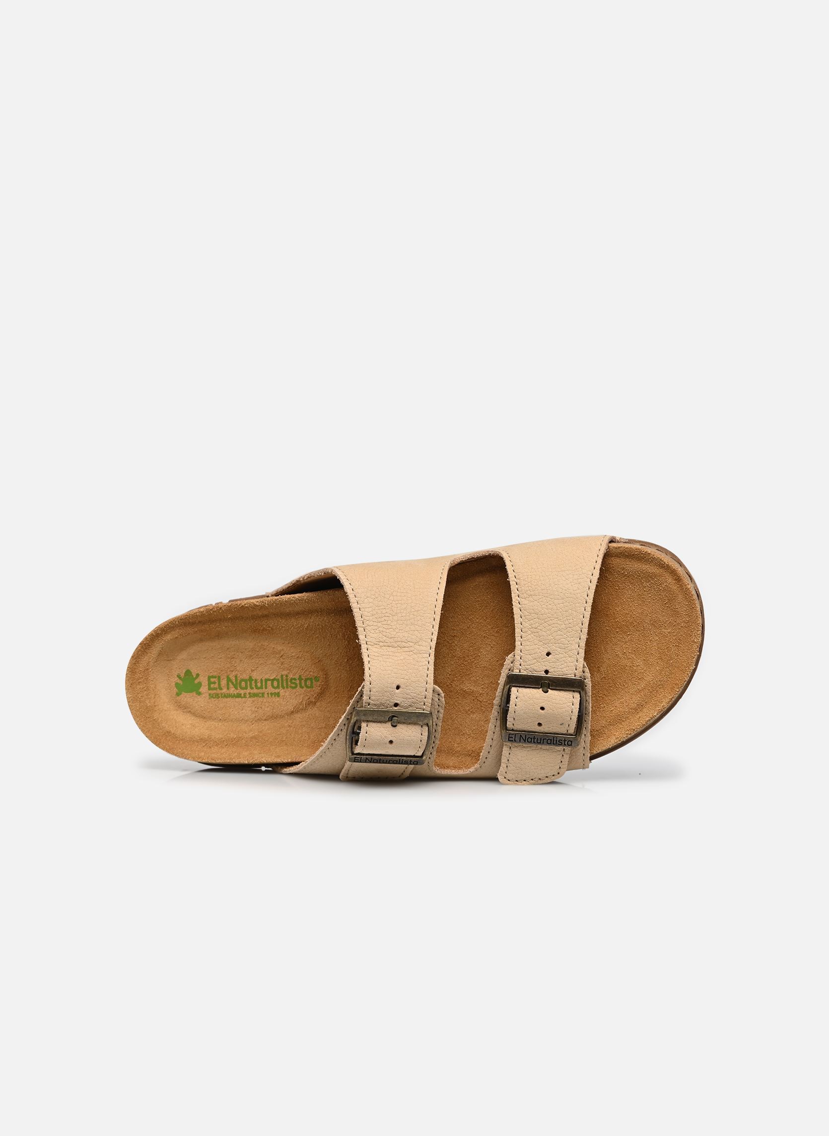 Mules et sabots BALANCE N5794 femme blanc El Naturalista Mules et sabots BALANCE N5794 femme blanc NOBUCK CREAM