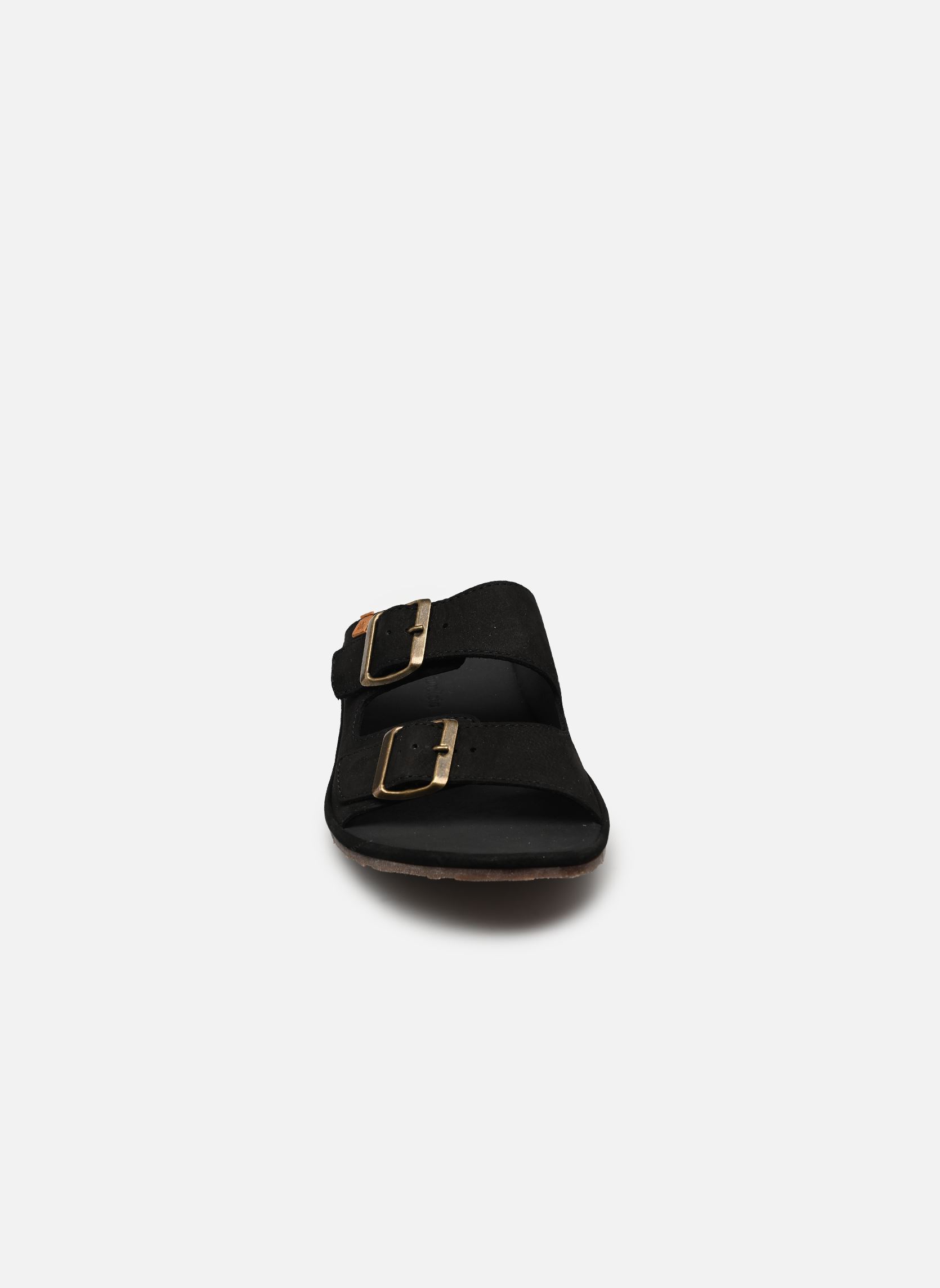 Pantoletten und Clogs BARE SANDALS N5682 damen schwarz El Naturalista Pantoletten und Clogs BARE SANDALS N5682 damen schwarz NOBUCK LAVADO BLACK