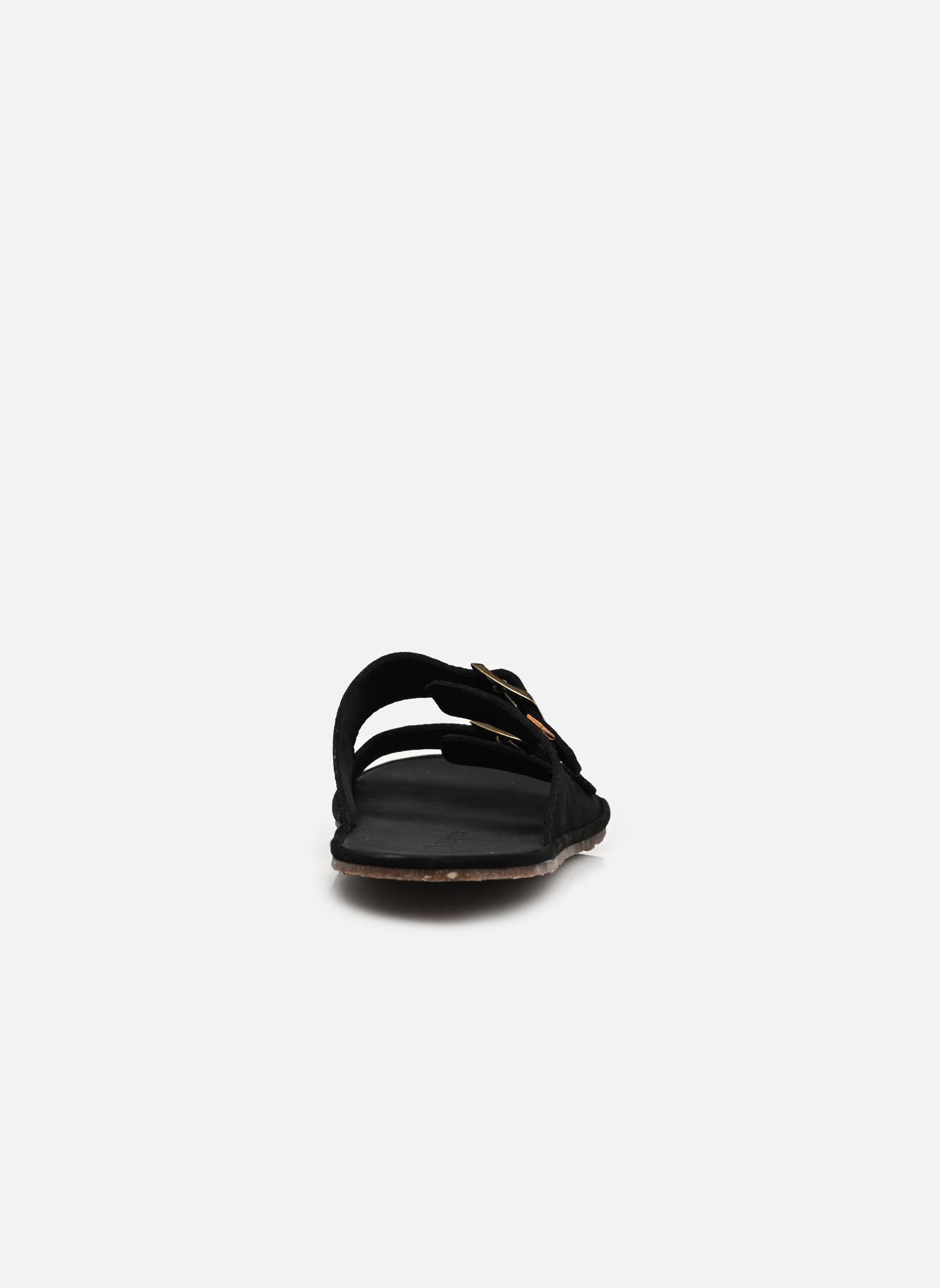 Pantoletten und Clogs BARE SANDALS N5682 damen schwarz El Naturalista Pantoletten und Clogs BARE SANDALS N5682 damen schwarz NOBUCK LAVADO BLACK