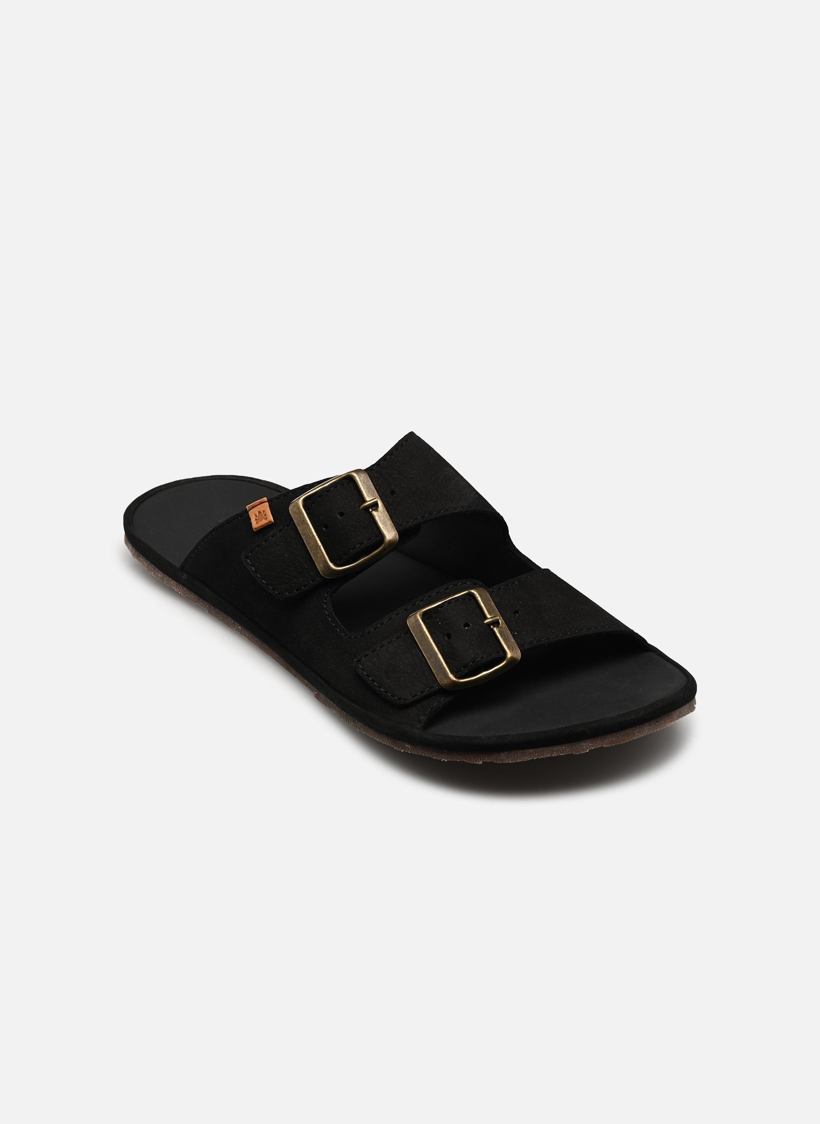 Pantoletten und Clogs BARE SANDALS N5682 damen schwarz El Naturalista Pantoletten und Clogs BARE SANDALS N5682 damen schwarz NOBUCK LAVADO BLACK