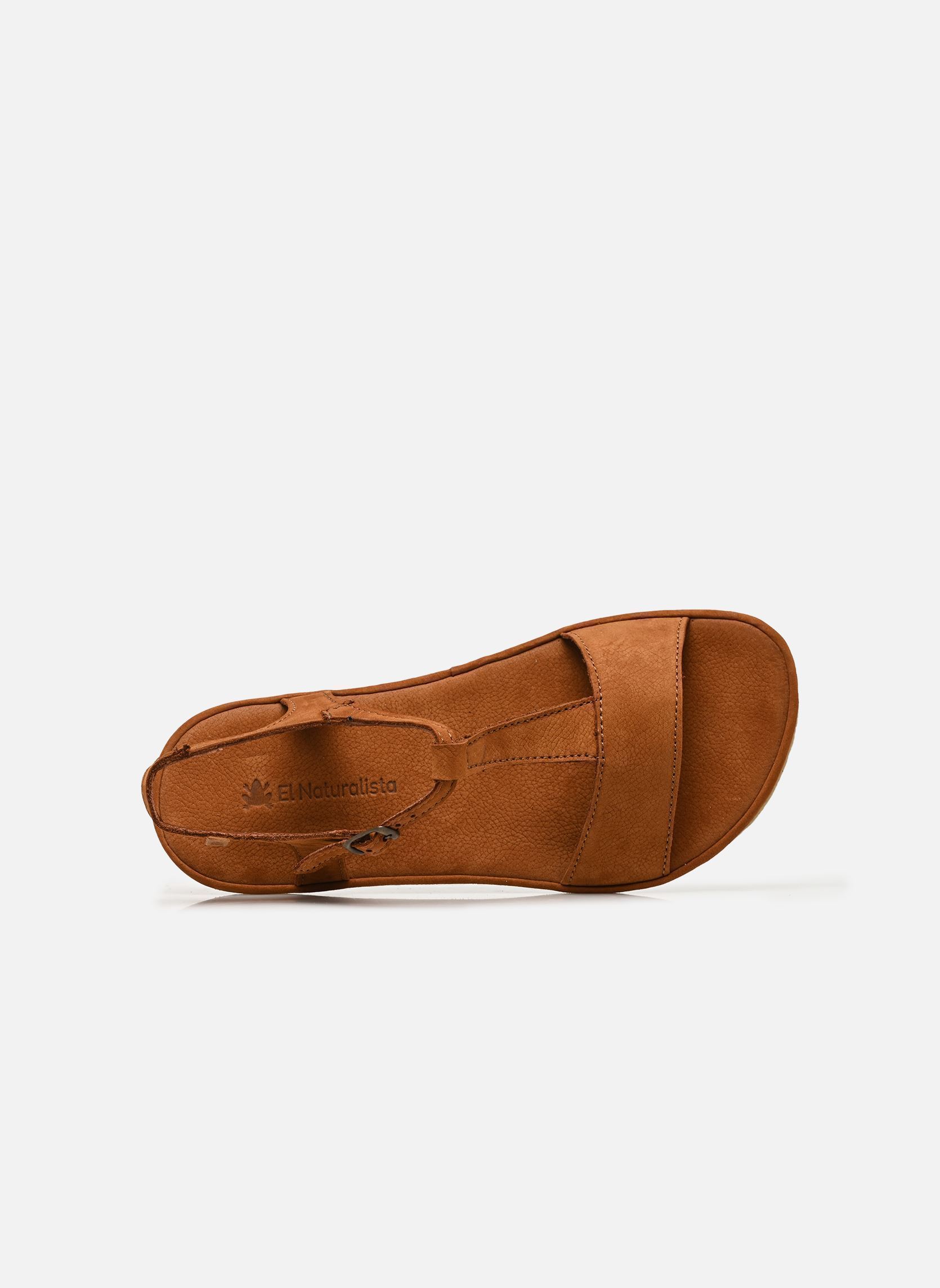 Platte sandalen SATYA N5686 dames bruin El Naturalista Platte sandalen SATYA N5686 dames bruin NOBUCK LAVADO CUERO
