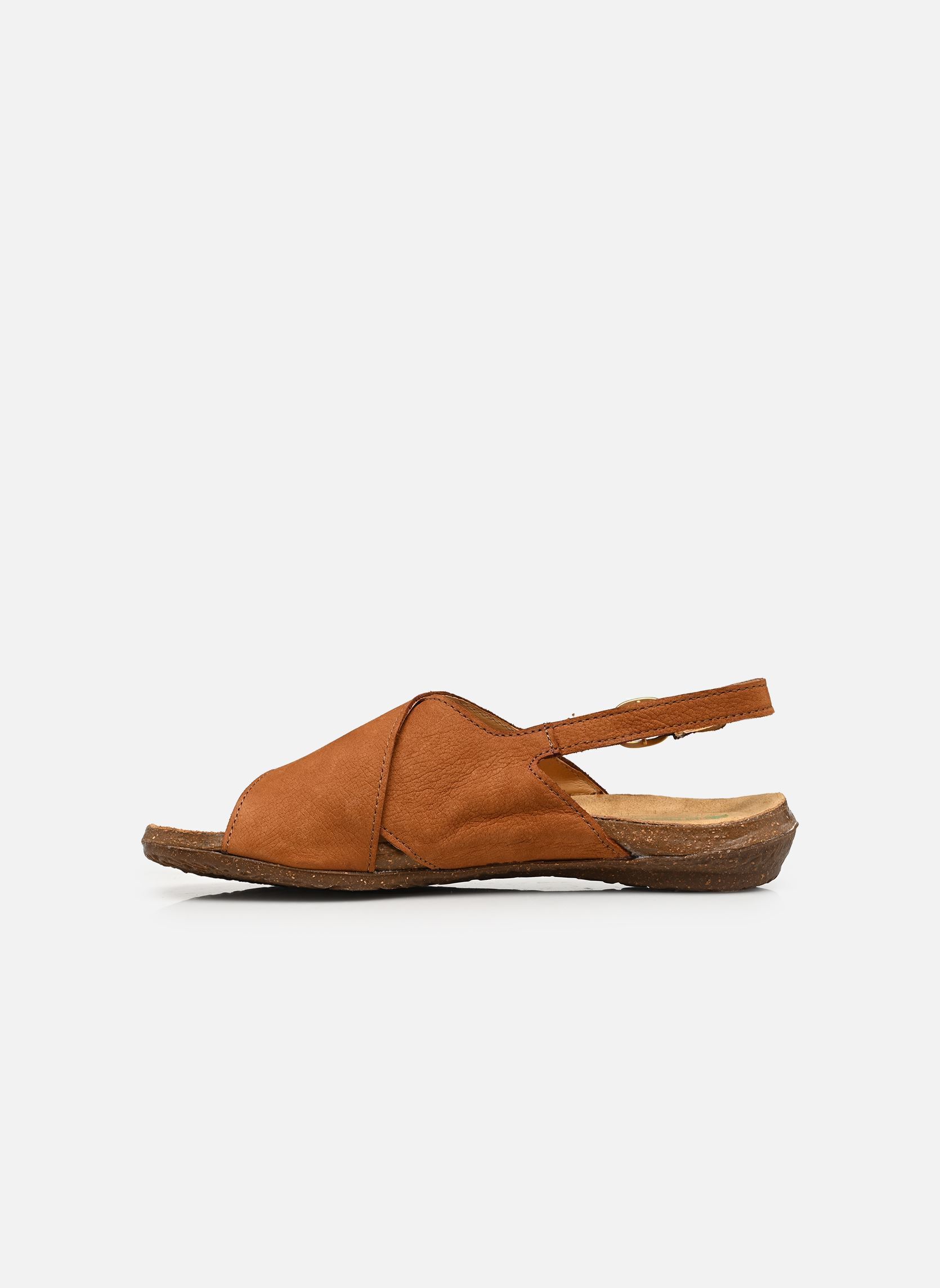 Flache Sandalen WAKATAUA N5558 damen braun El Naturalista Flache Sandalen WAKATAUA N5558 damen braun NOBUCK LAVADO CUERO