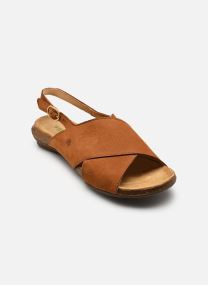 Flache Sandalen WAKATAUA N5558 damen braun