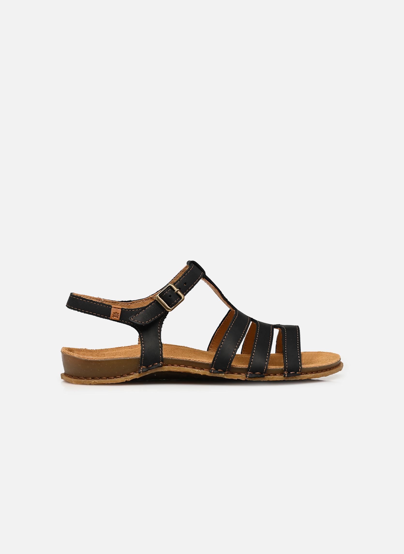Platte sandalen PANGLAO N5803 dames zwart El Naturalista Platte sandalen PANGLAO N5803 dames zwart ARIZONA BLACK