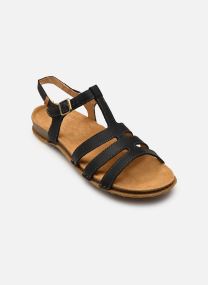 Platte sandalen PANGLAO N5803 dames bruin