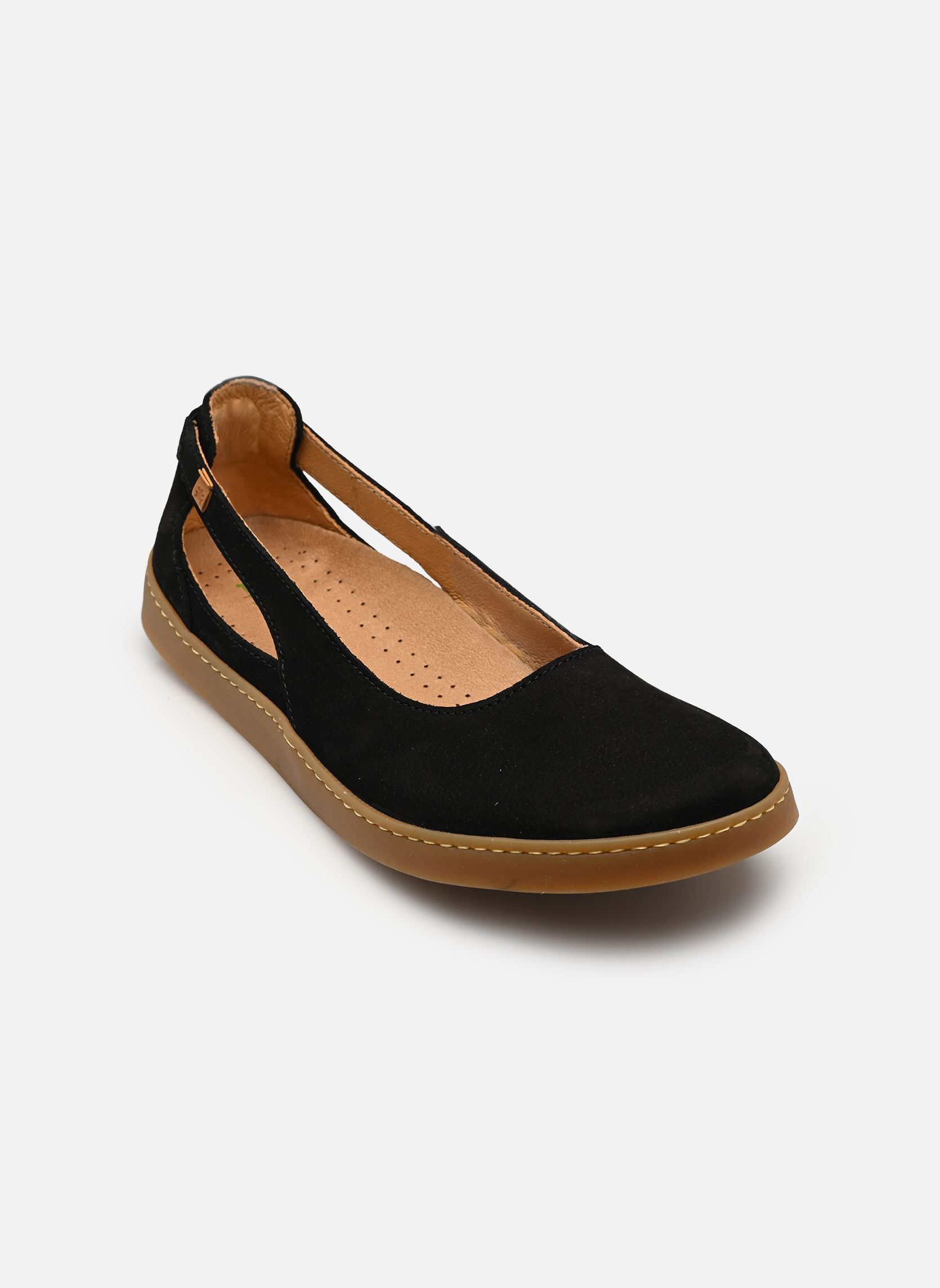 Klassieke ballerina's ORIGEN N5906 dames zwart El Naturalista Klassieke ballerina's ORIGEN N5906 dames zwart NOBUCK BLACK