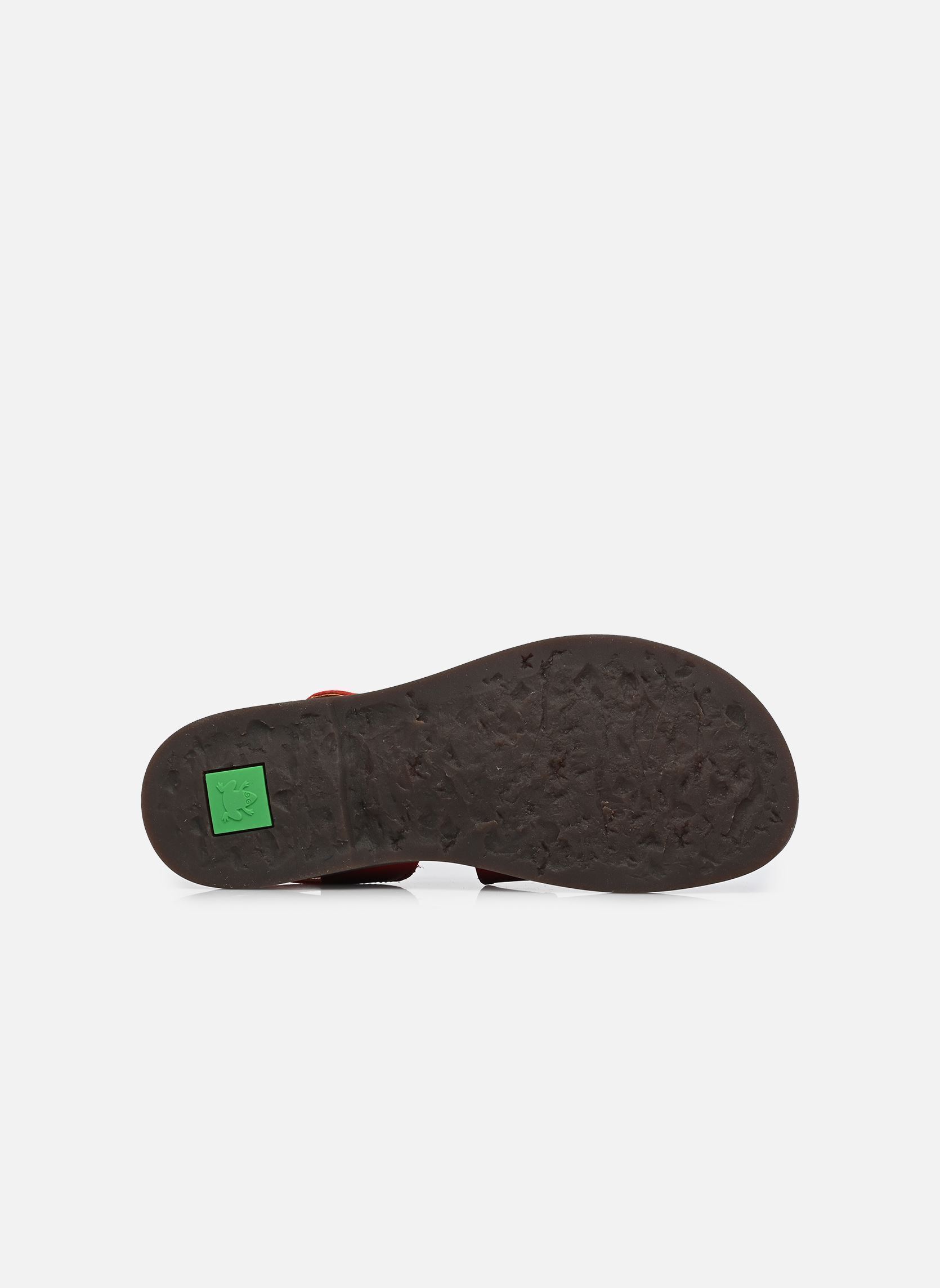 Platte sandalen ARENISCA N5887 dames rood El Naturalista Platte sandalen ARENISCA N5887 dames rood SOFT NAPPA ROSSO