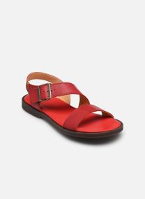 Platte sandalen ARENISCA N5887 dames bruin