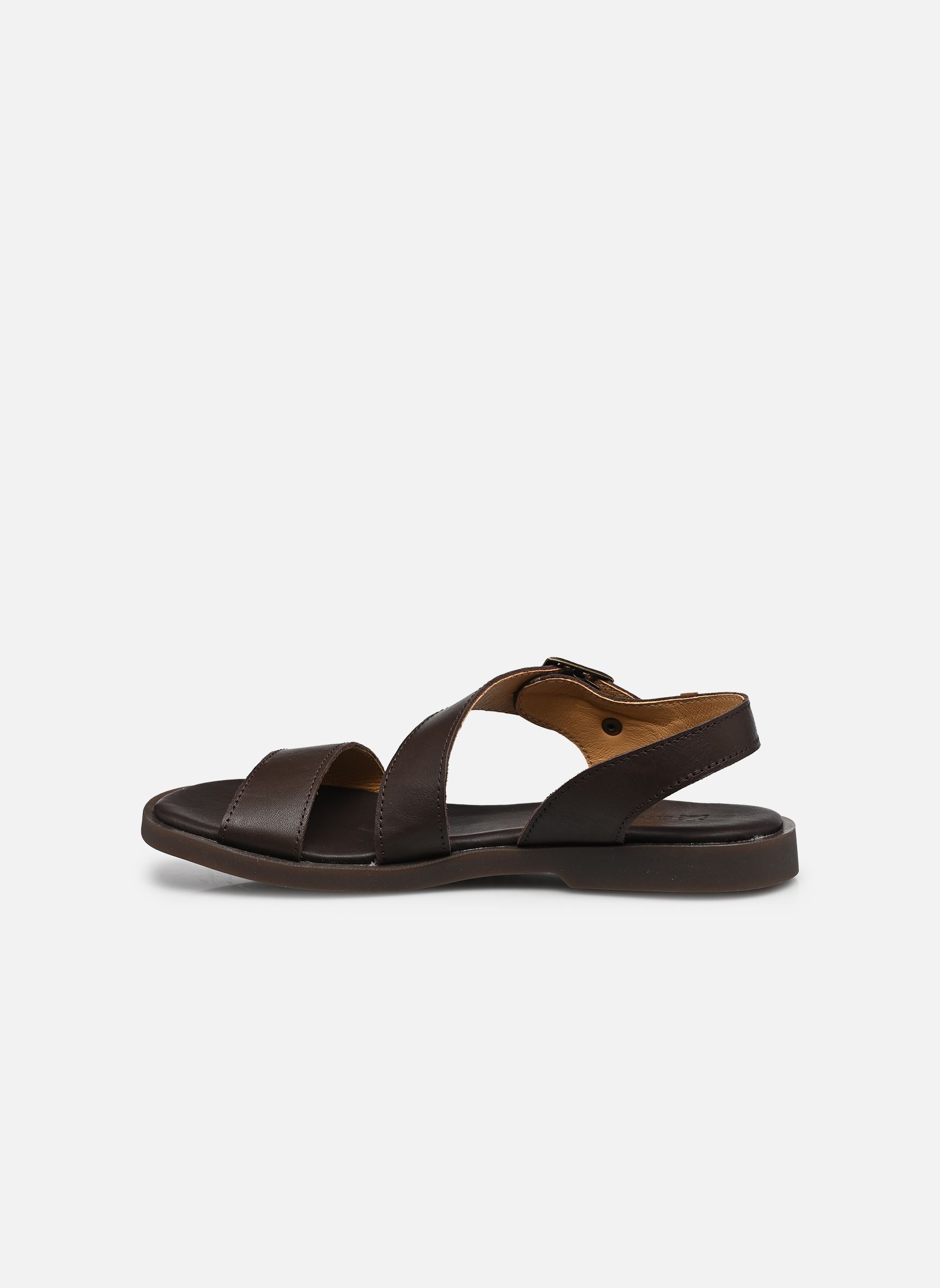 Platte sandalen ARENISCA N5887 dames bruin El Naturalista Platte sandalen ARENISCA N5887 dames bruin SOFT NAPPA TESTA