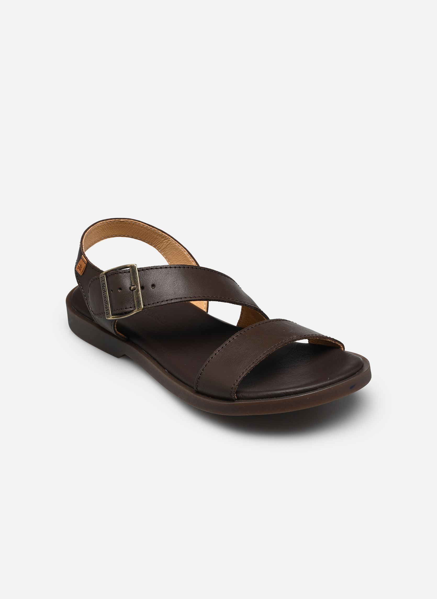 Platte sandalen ARENISCA N5887 dames bruin El Naturalista Platte sandalen ARENISCA N5887 dames bruin SOFT NAPPA TESTA