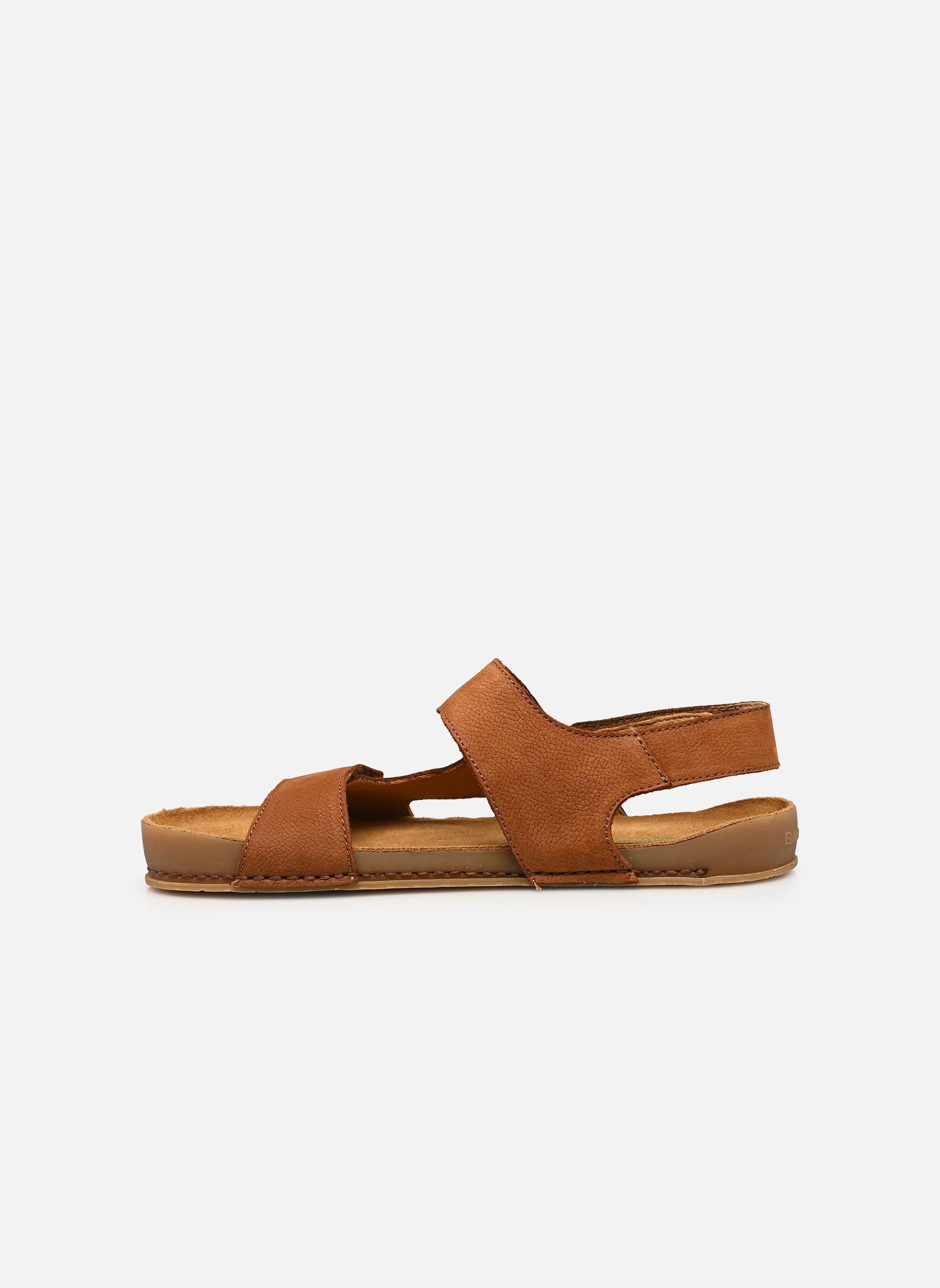 Flache Sandalen HORIZON N6003 damen braun El Naturalista Flache Sandalen HORIZON N6003 damen braun NOBUCK CUERO