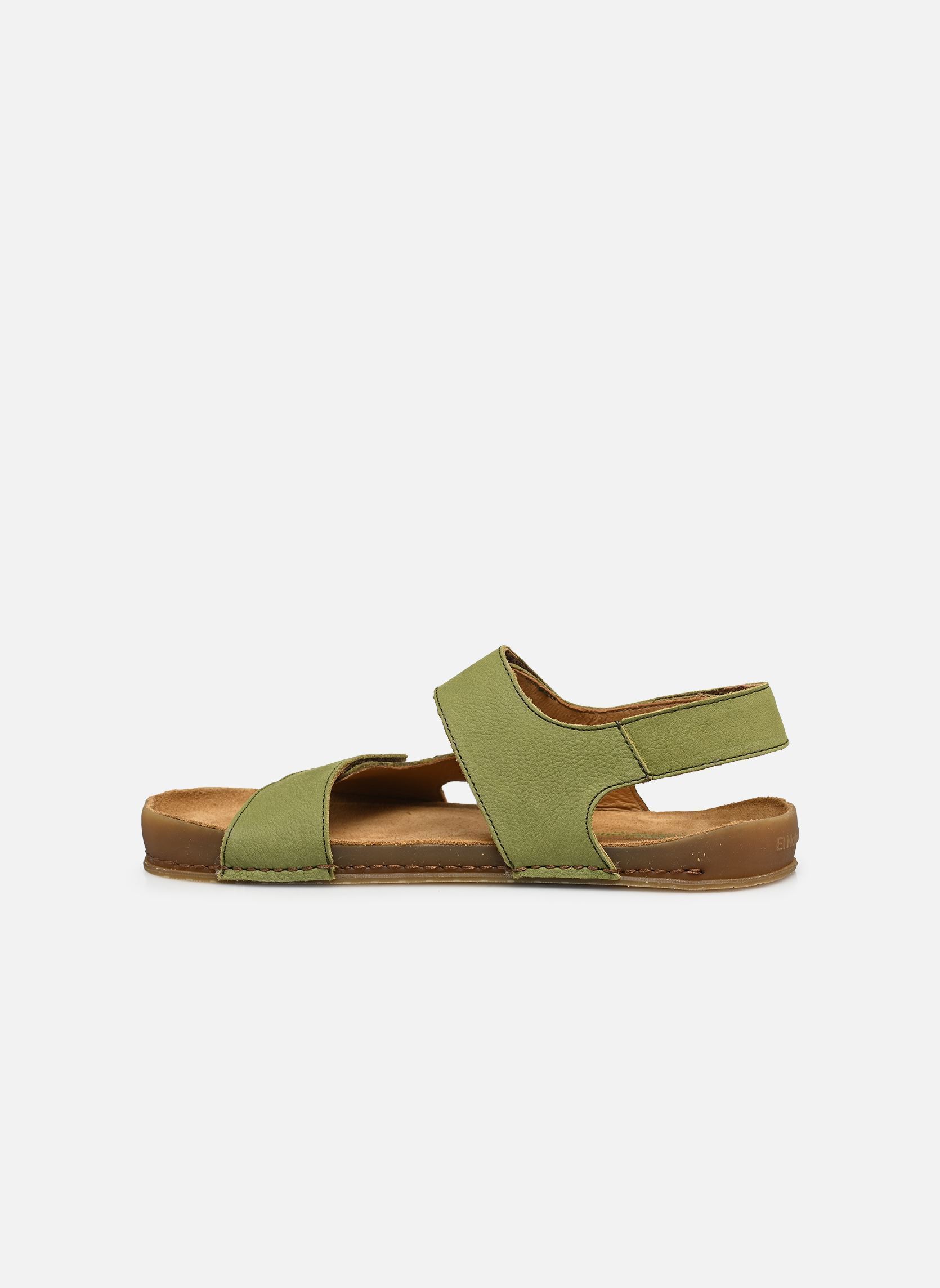 Platte sandalen HORIZON N6003 dames groen El Naturalista Platte sandalen HORIZON N6003 dames groen NOBUCK LIKEN