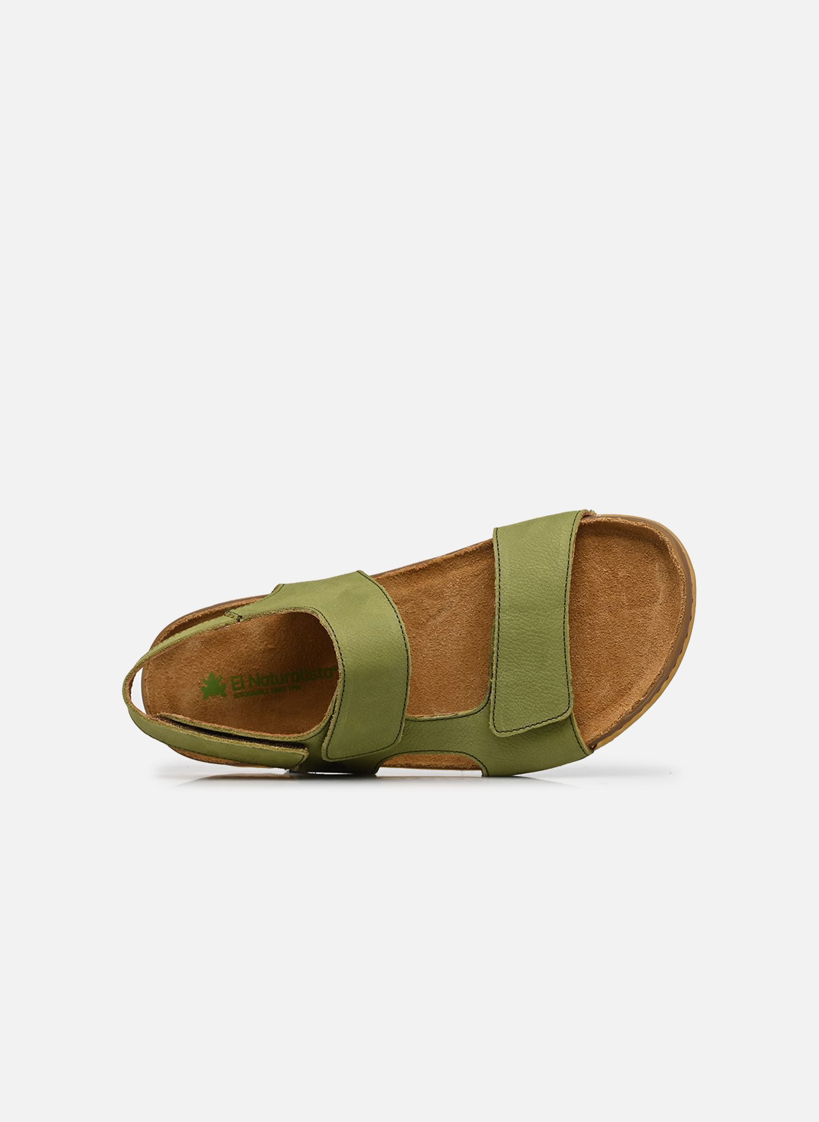 Platte sandalen HORIZON N6003 dames groen El Naturalista Platte sandalen HORIZON N6003 dames groen NOBUCK LIKEN