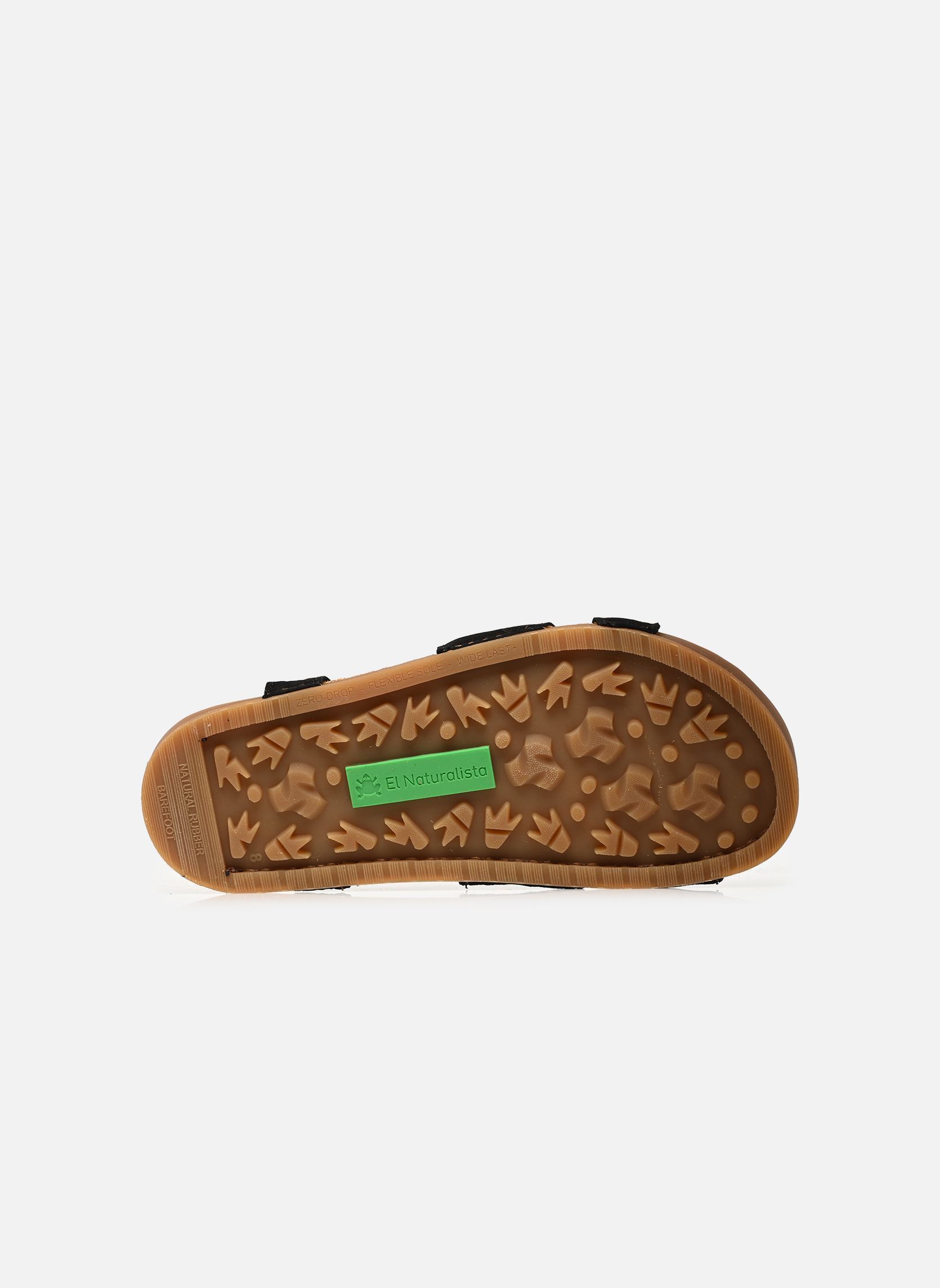 Platte sandalen HORIZON N6005 dames zwart El Naturalista Platte sandalen HORIZON N6005 dames zwart NOBUCK BLACK