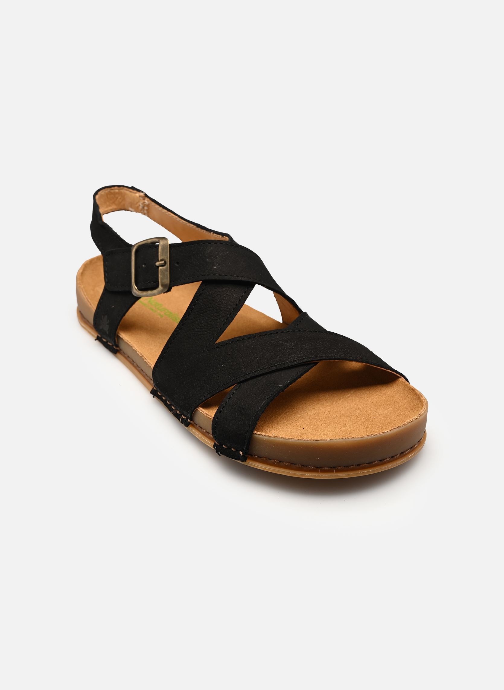 Platte sandalen HORIZON N6005 dames zwart El Naturalista Platte sandalen HORIZON N6005 dames zwart NOBUCK BLACK