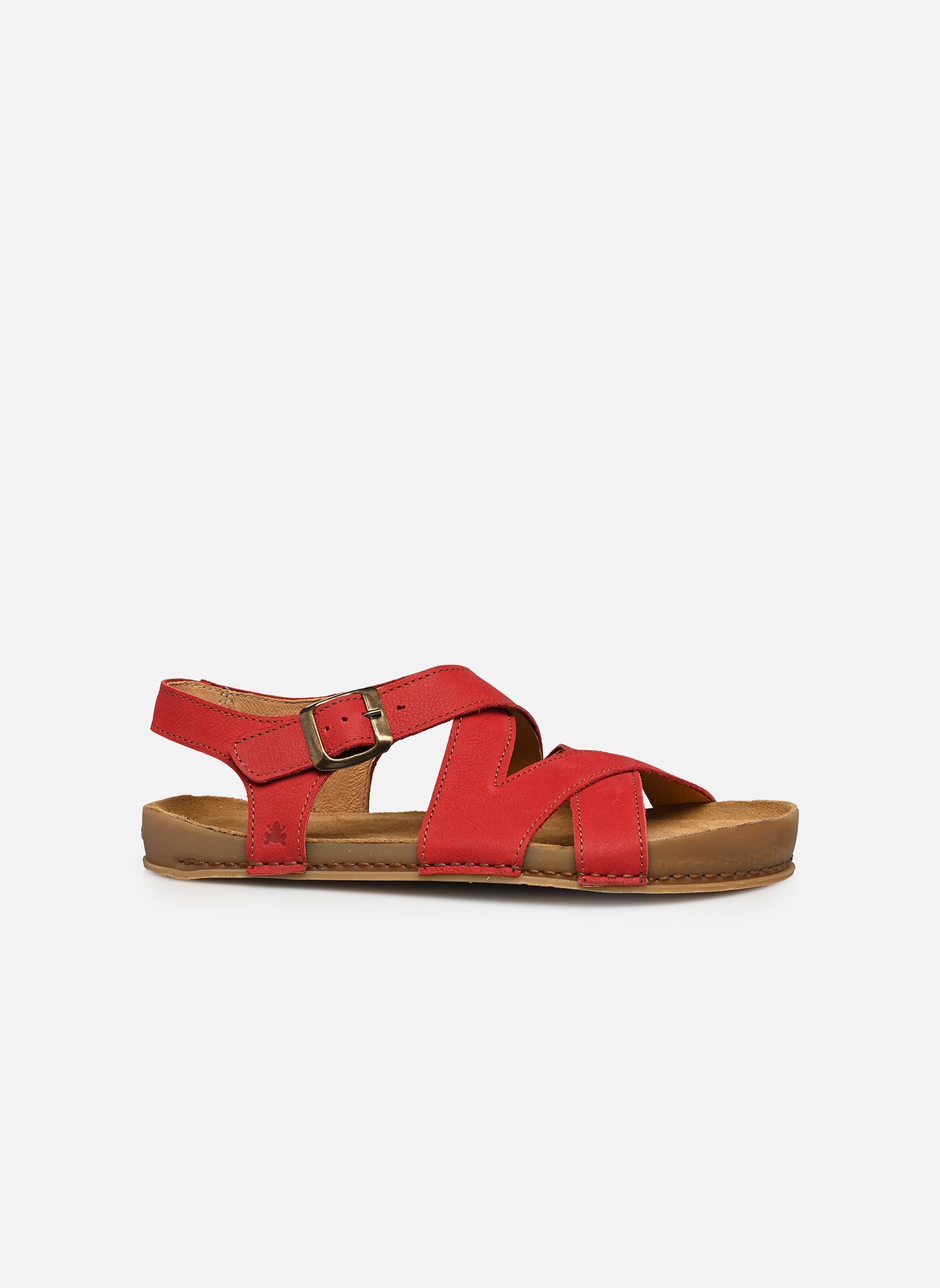 Platte sandalen HORIZON N6005 dames rood El Naturalista Platte sandalen HORIZON N6005 dames rood NOBUCK TIBET