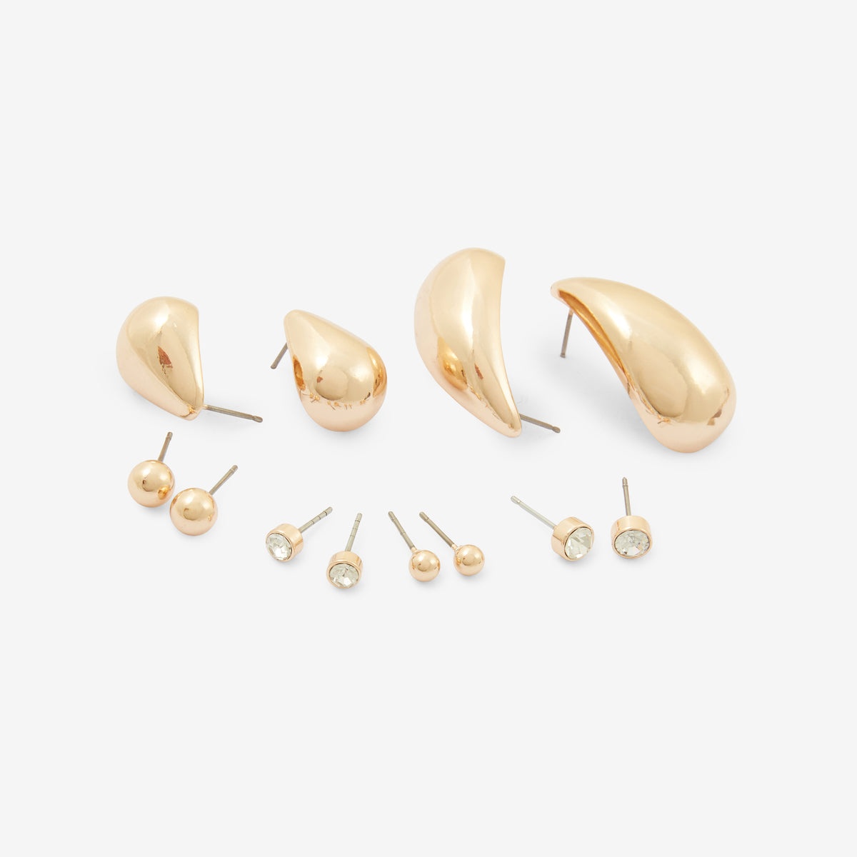 Lot De 6 Paires De Boucles D'oreilles Vintage - 4 à Clip, Occasion En Bon état, Sans Marque