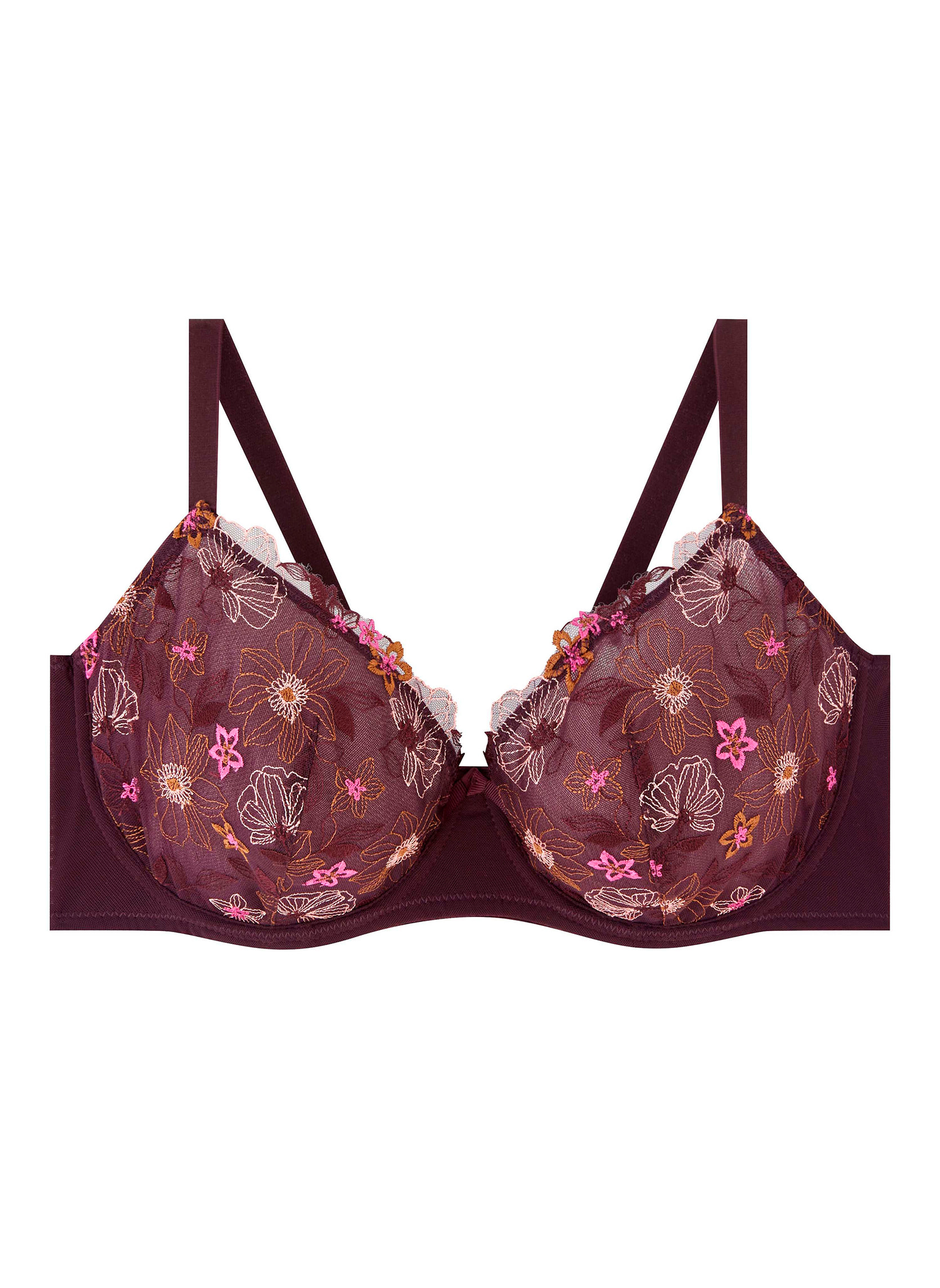 Brassières Soutien-gorge à armatures grand maintien prune Santal femme violet Pomm'Poire Brassières Soutien-gorge à armatures grand maintien prune Santal femme violet Violet
