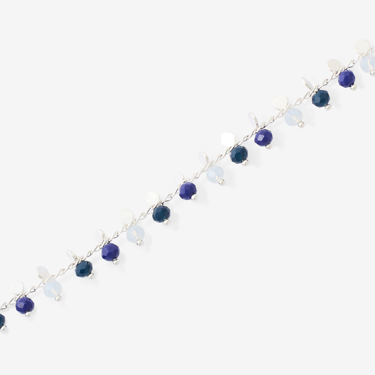 Chaîne De Cheville Argentée – Neuf Sans Boîte – Bijou Fantaisie Femme