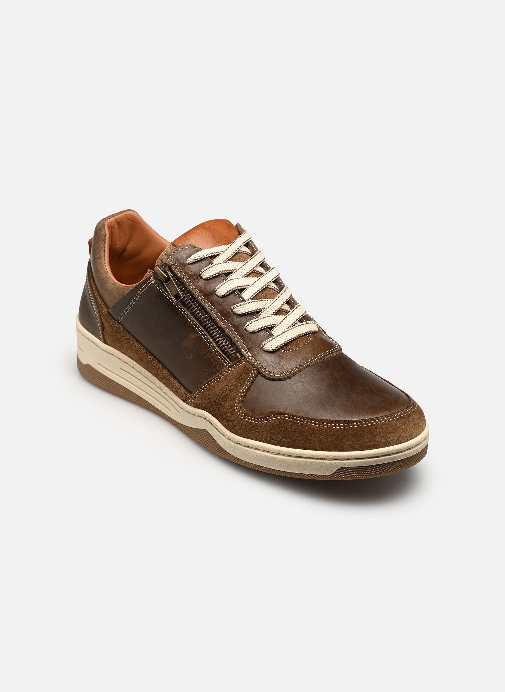 Lage sneakers WELONA heren bruin Marvin&Co Lage sneakers WELONA heren bruin Marron Kaki