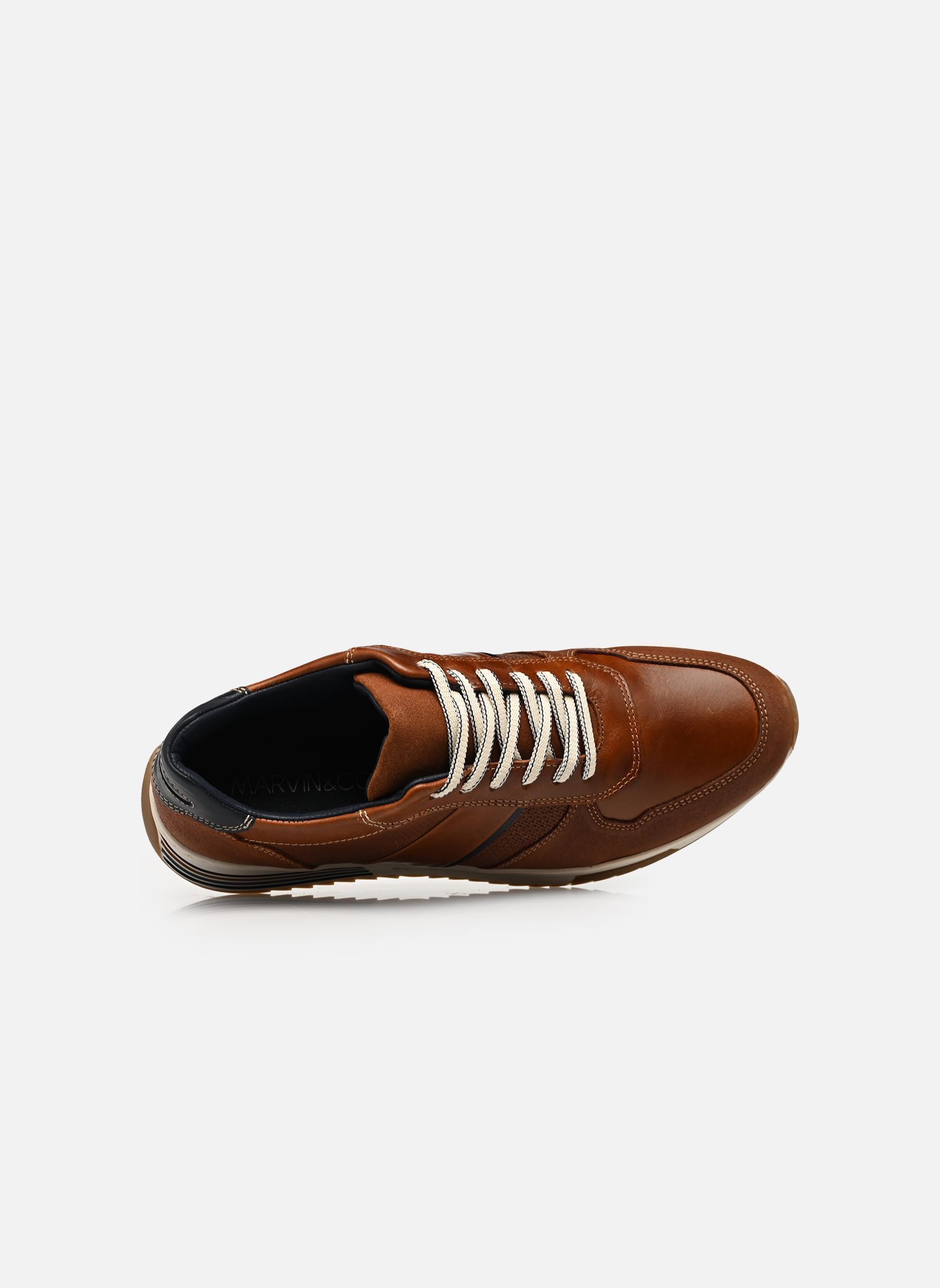 Hardloopschoenen WASTI heren bruin Marvin&Co Hardloopschoenen WASTI heren bruin Cognac