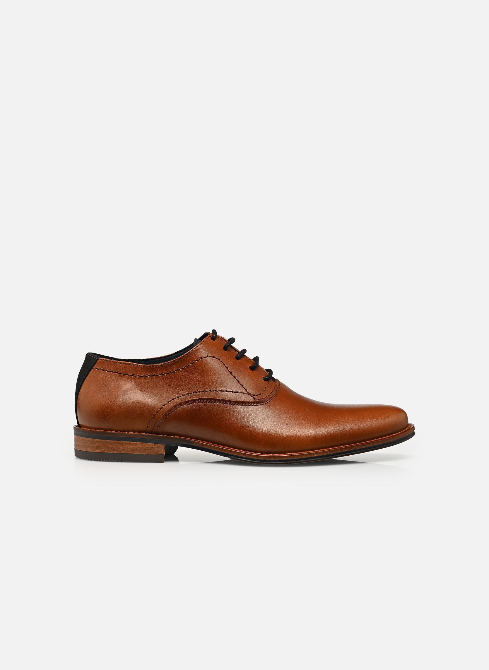 Derby schoenen WAXAM heren bruin Marvin&Co Derby schoenen WAXAM heren bruin Cognac