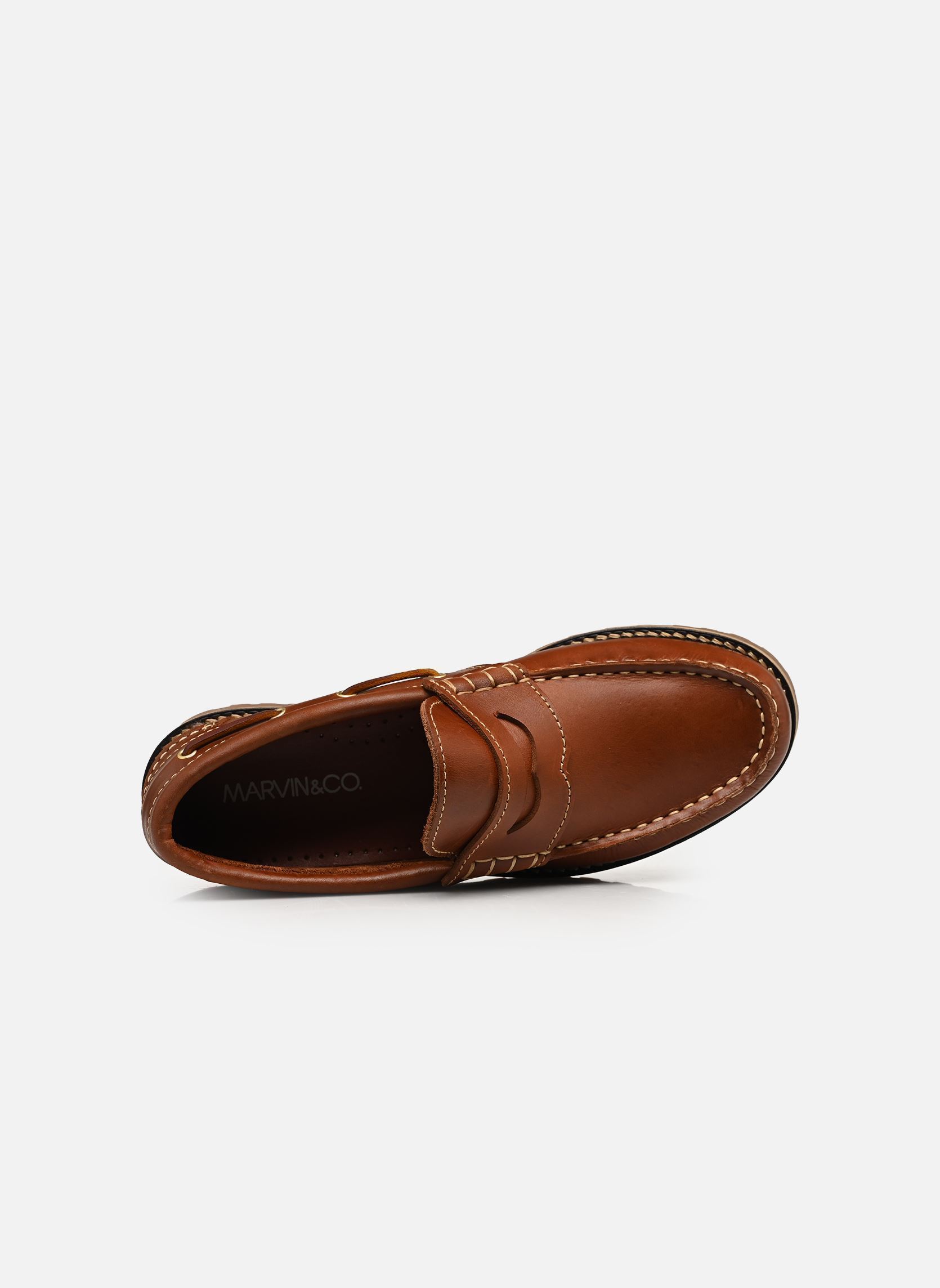 Bootschoenen SUBITWO heren bruin Marvin&Co Bootschoenen SUBITWO heren bruin Cognac