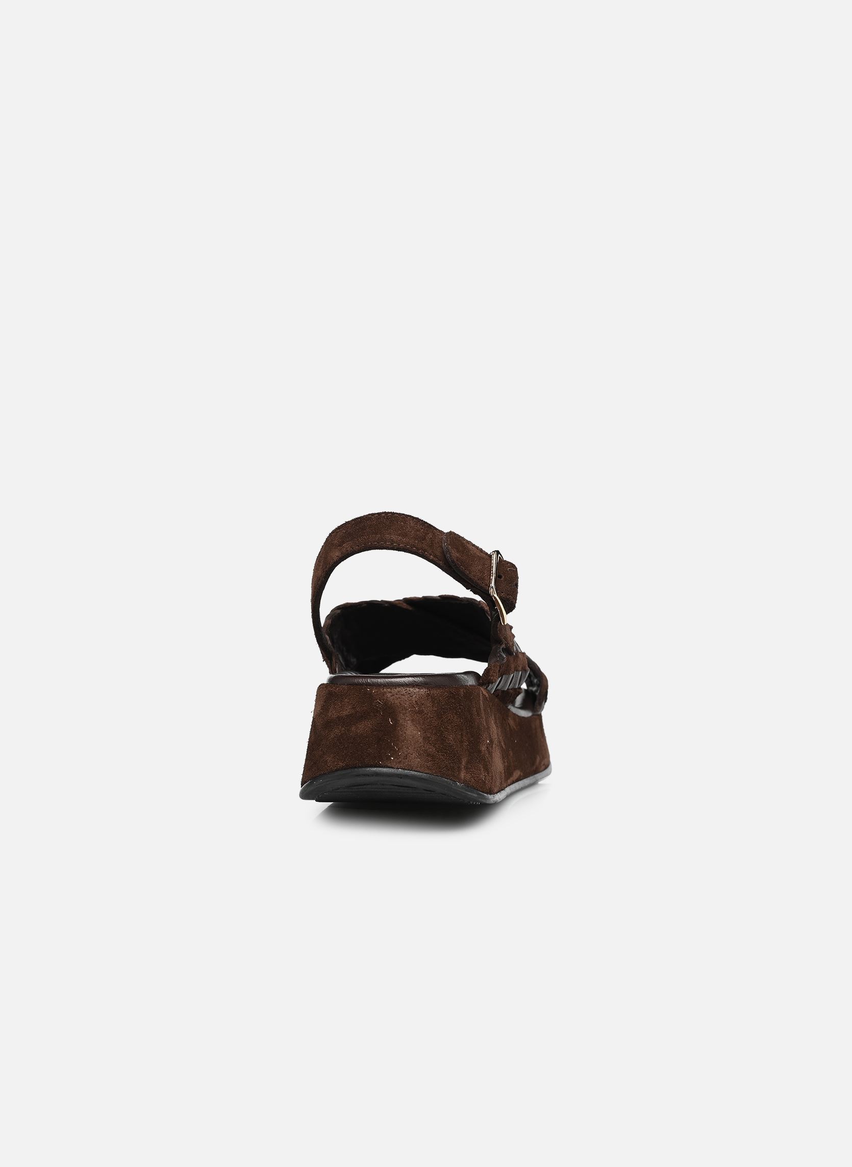 Sandales compensées et plateformes Milan femme marron Georgia Rose Sandales compensées et plateformes Milan femme marron COGNAC