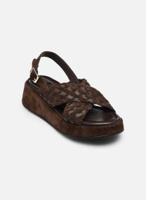 Sandales compensées et plateformes Milan femme marron Georgia Rose Sandales compensées et plateformes Milan femme marron COGNAC