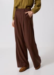 Rechte broeken Tatum dames bruin Grace & Mila Rechte broeken Tatum dames bruin Chocolat