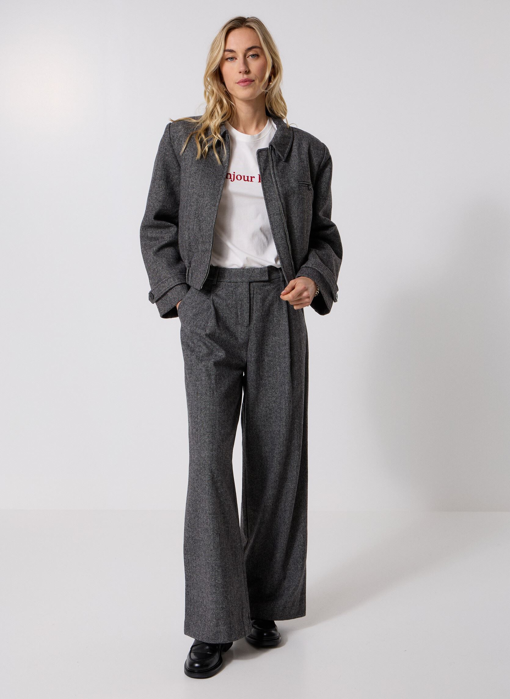 Jassen Tiffany dames grijs Grace & Mila Jassen Tiffany dames grijs Anthracite