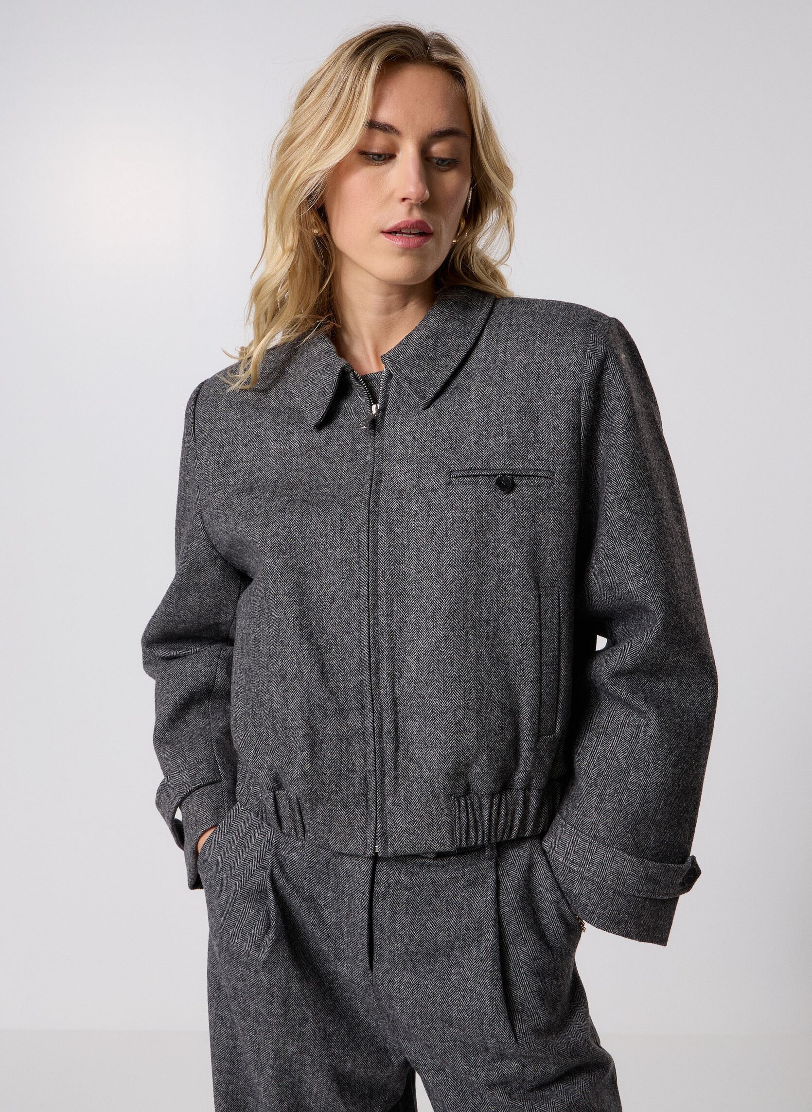 Jassen Tiffany dames grijs Grace & Mila Jassen Tiffany dames grijs Anthracite
