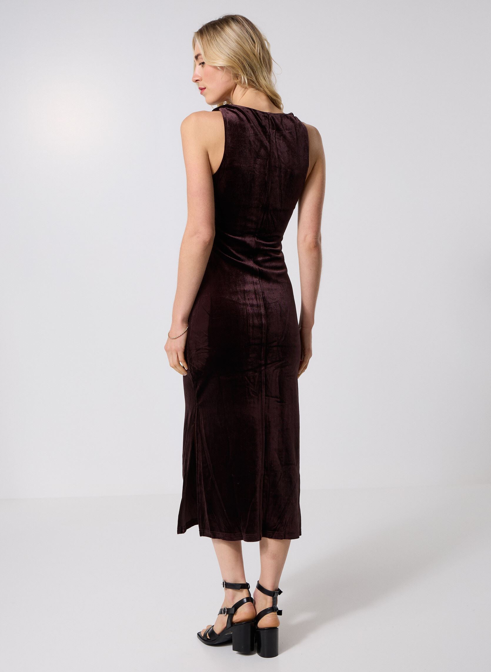 Lange jurken Tivoli dames bruin Grace & Mila Lange jurken Tivoli dames bruin Chocolat
