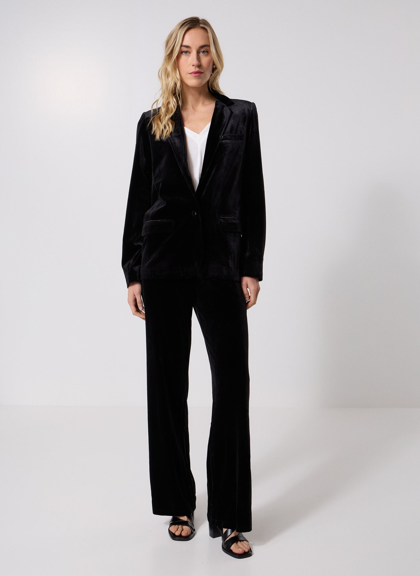 Blazer Tofu dames zwart Grace & Mila Blazer Tofu dames zwart NOIR