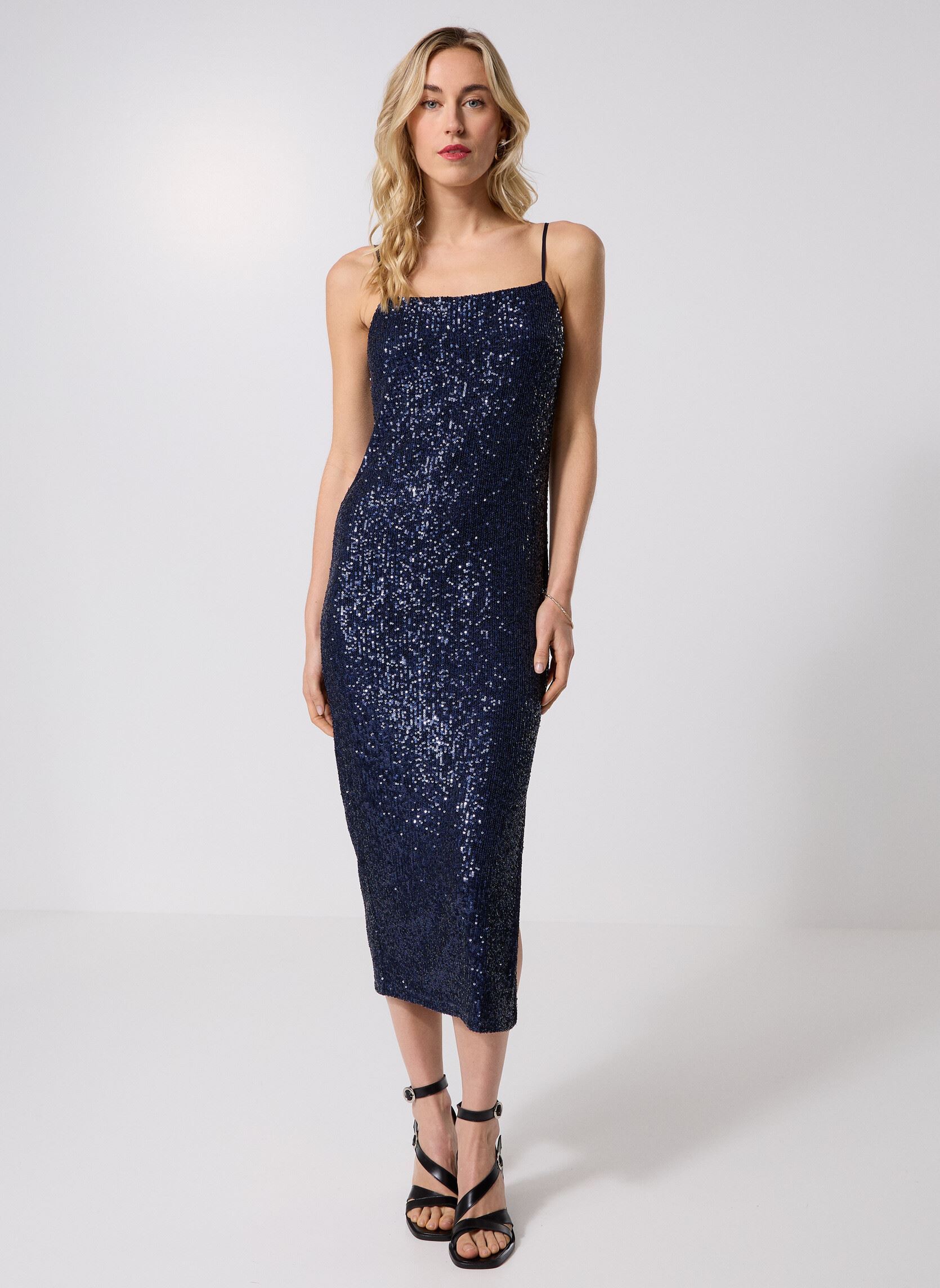Lange jurken Tori dames blauw Grace & Mila Lange jurken Tori dames blauw Marine