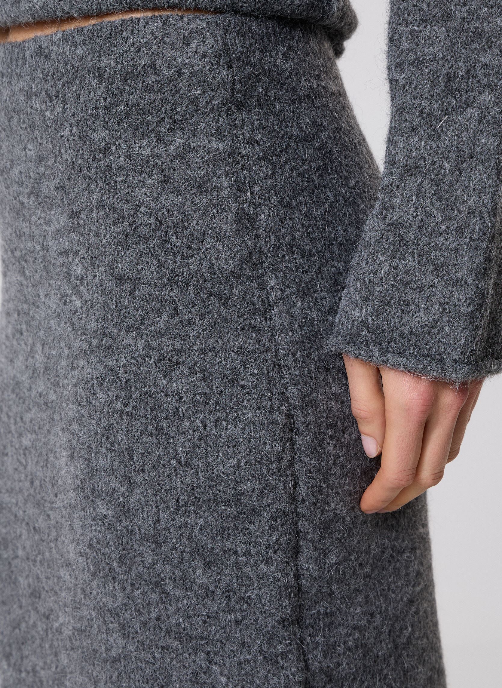 Jupes mi-longues Toundra femme gris Grace & Mila Jupes mi-longues Toundra femme gris Anthracite