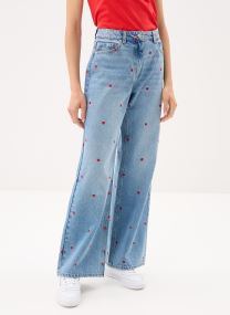 Jeans large PWIDE-CŒUR femme bleu